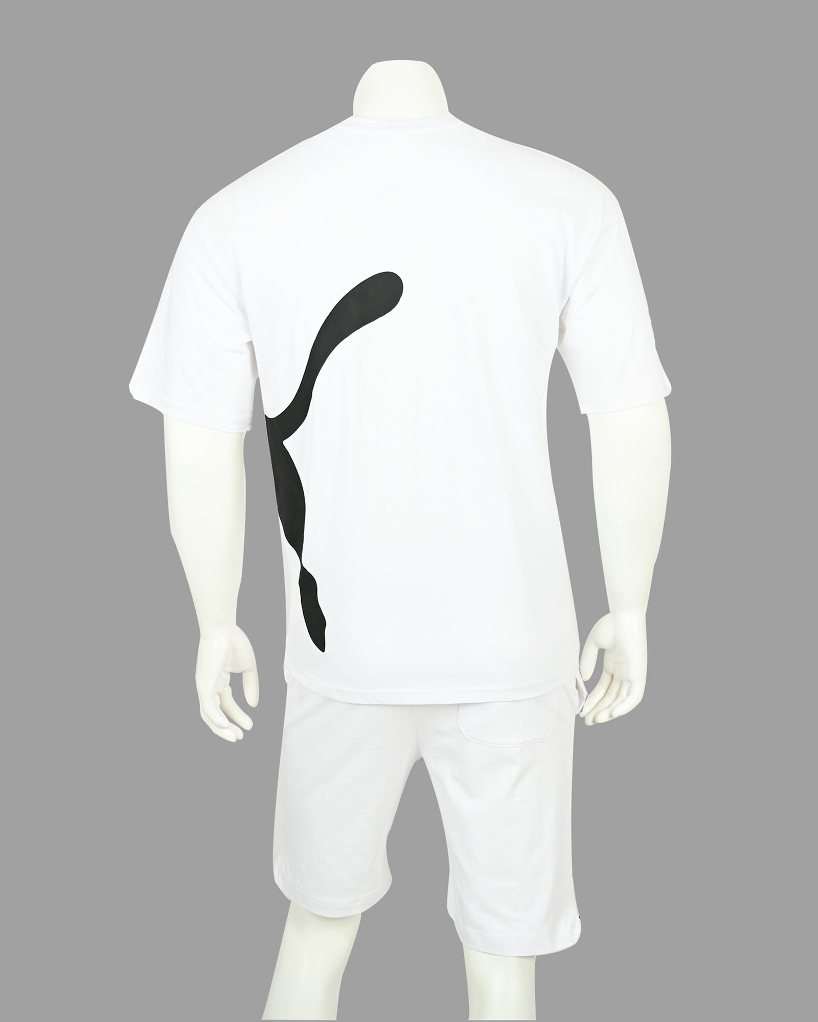 Men's Oversize Print T-Shirt & Shorts 2 Piece Set