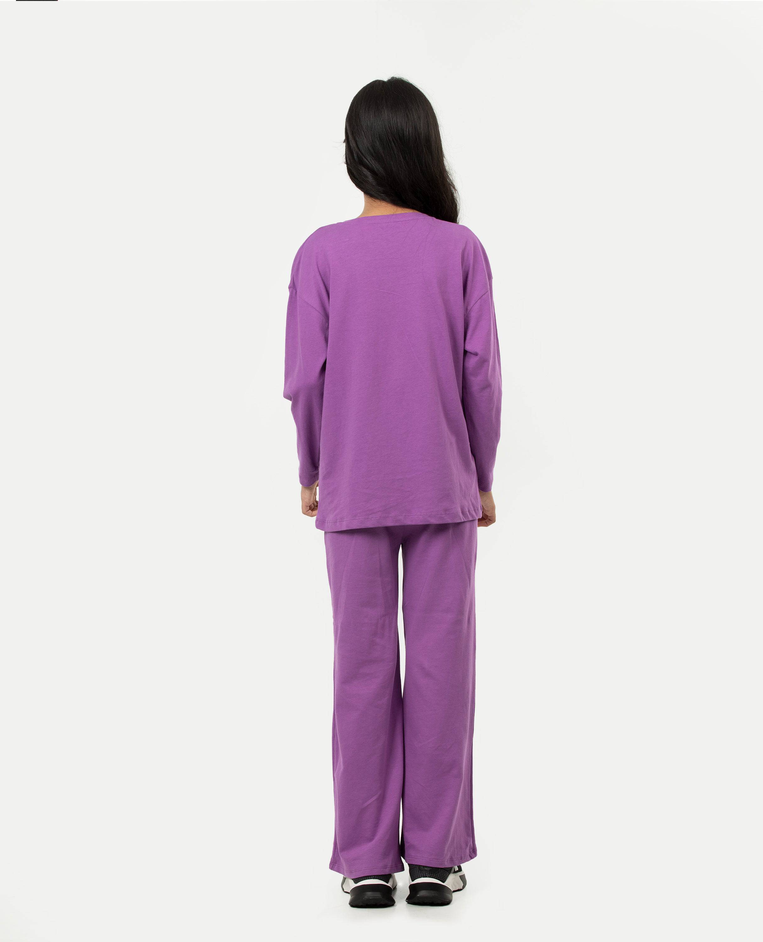 Girl's Micky Long Sleeve T-shirt & Bottom Set.