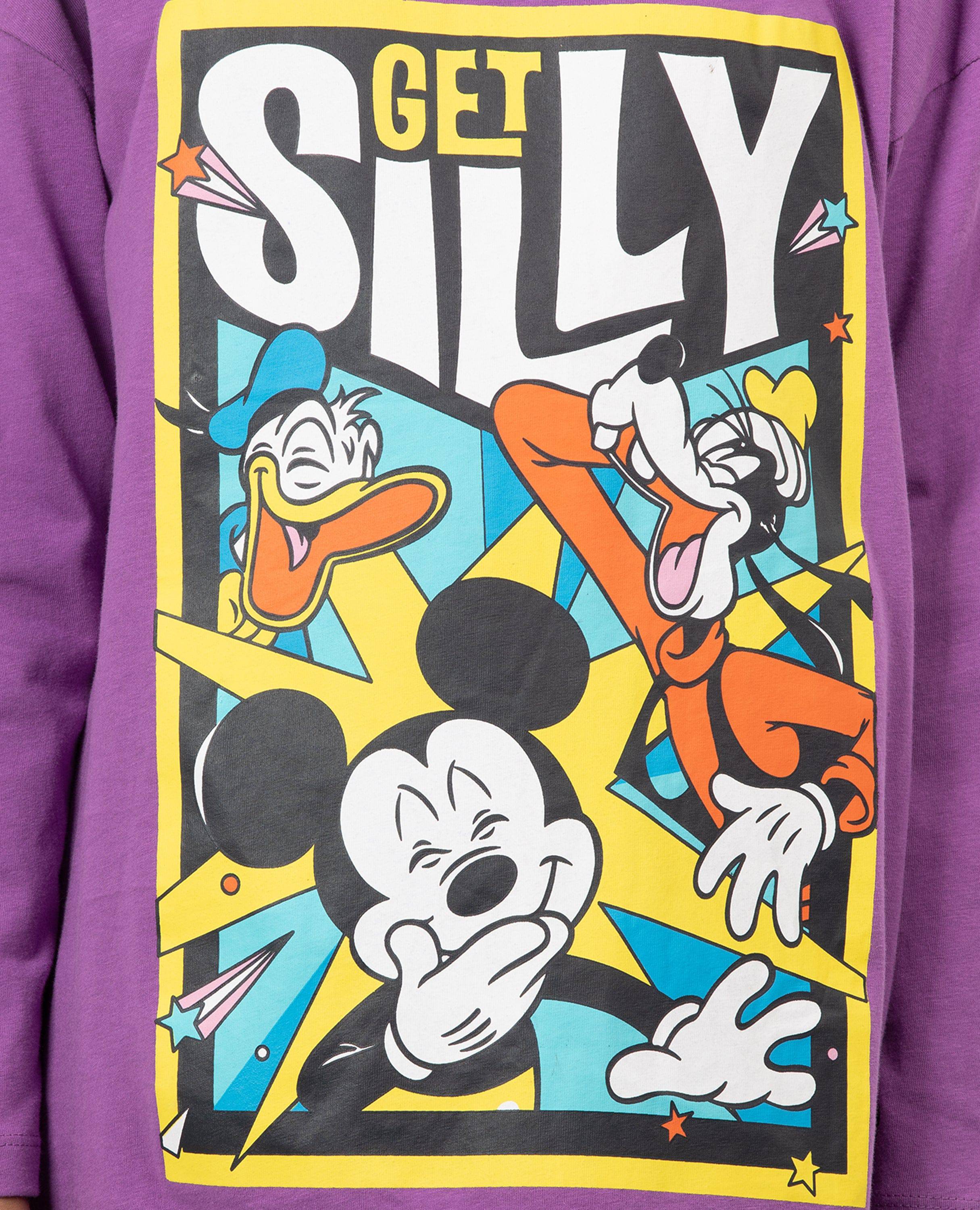 Girl's Micky Long Sleeve T-shirt & Bottom Set.