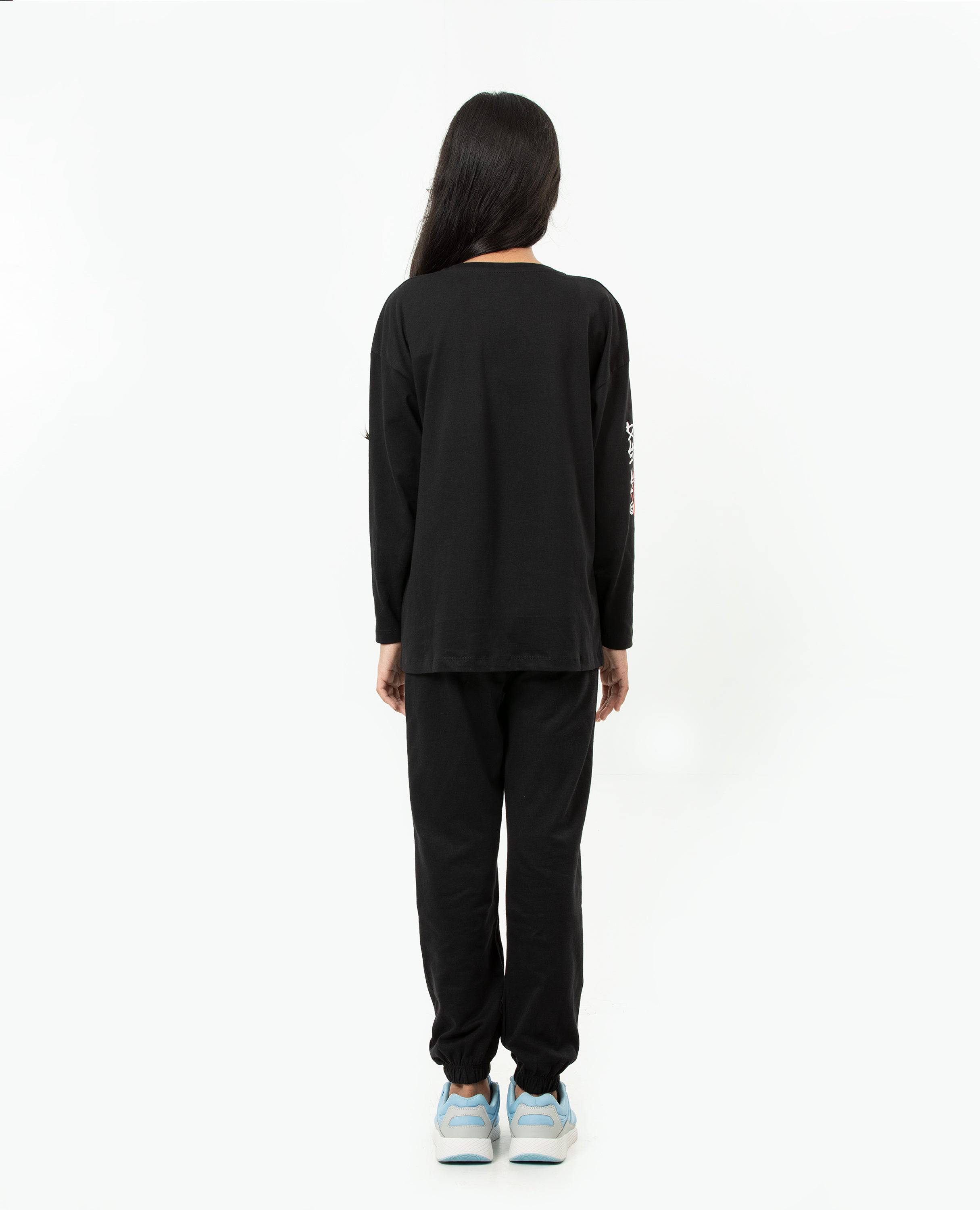 Girl's Feel Great Long Sleeve T-shirt & Bottom Set.