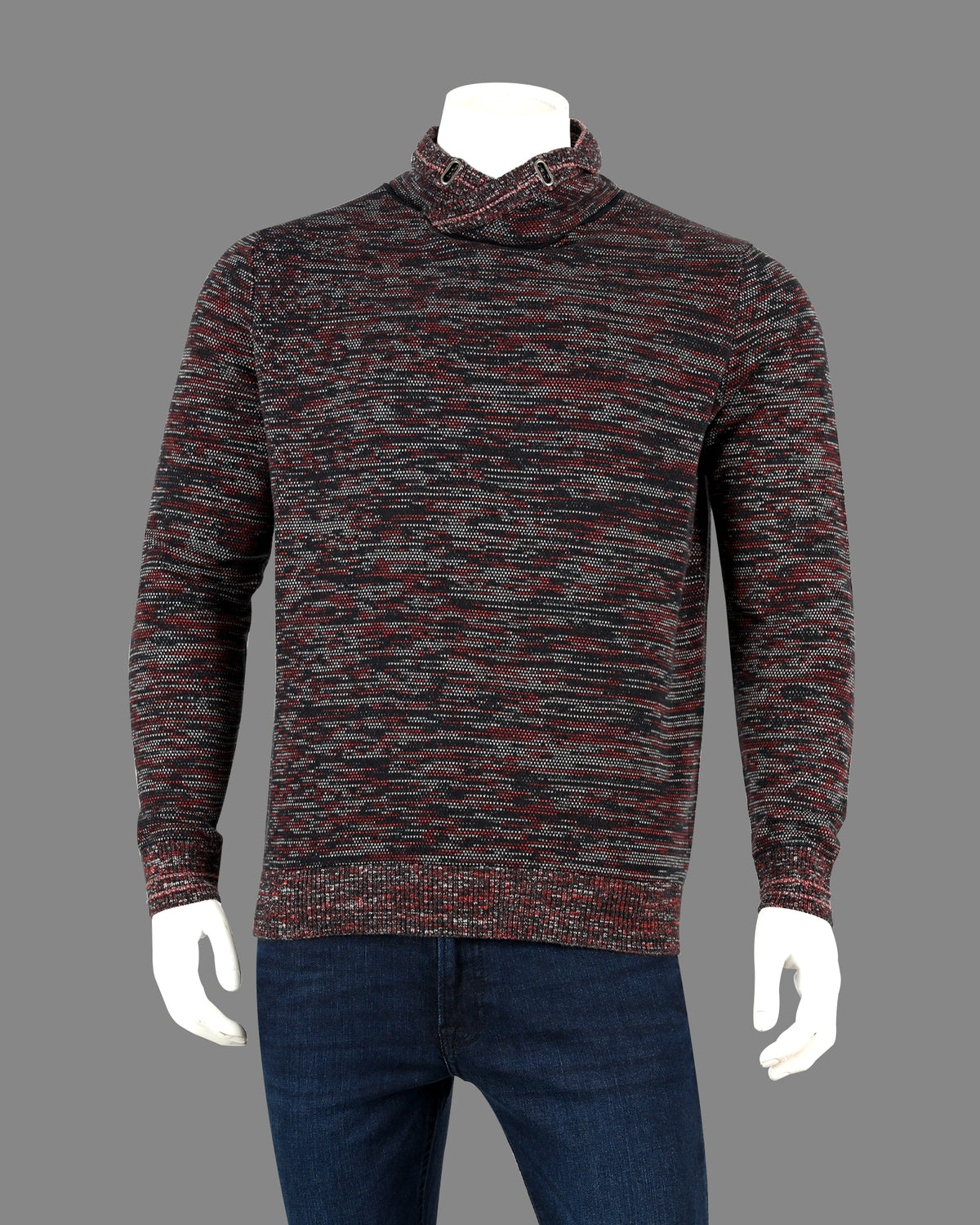 Men's Shawl Neck Knitted Sweater