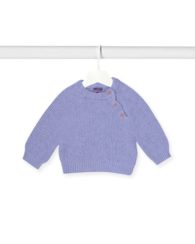 Boys Solid Knitted Sweater