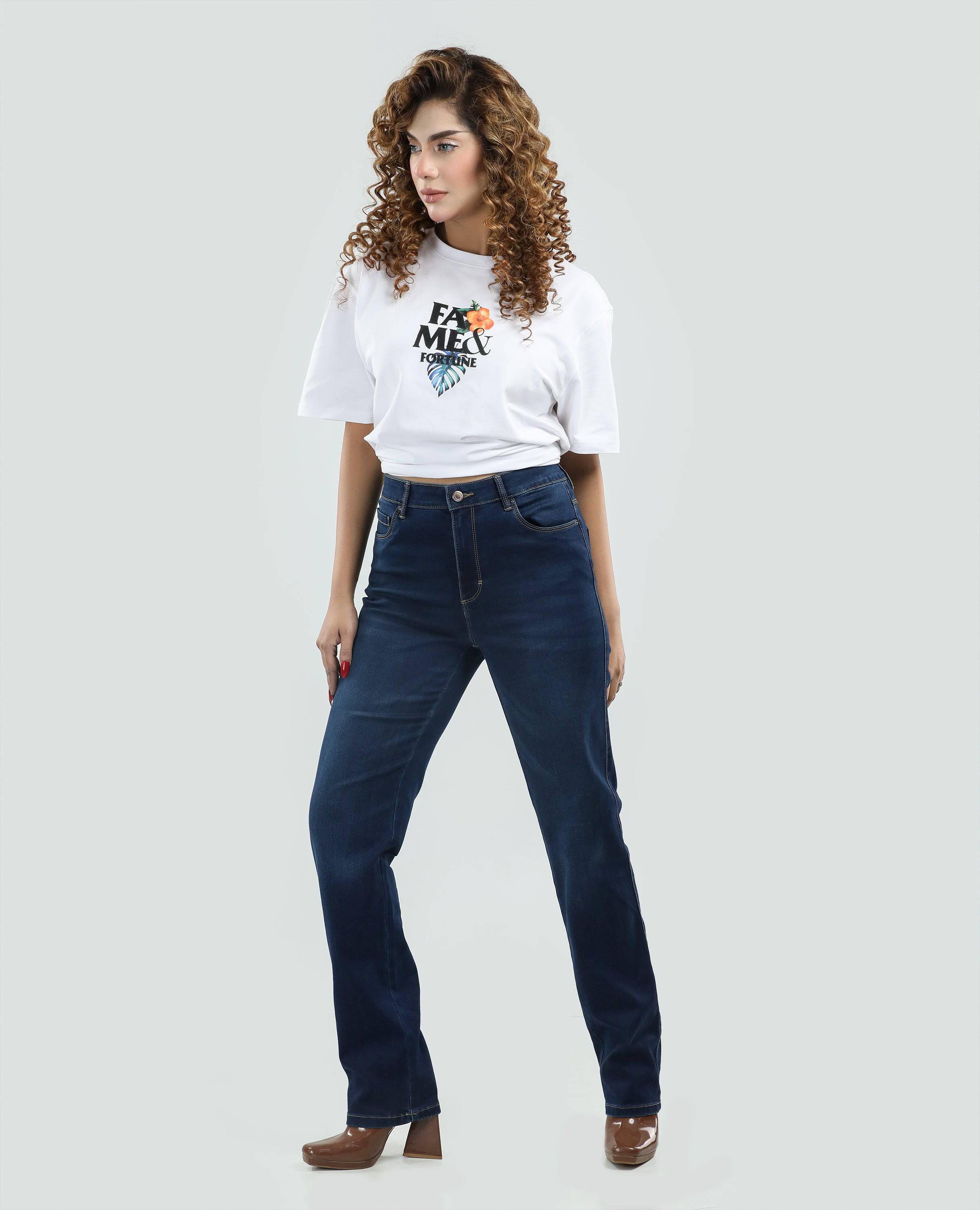 Finelook Women's Denim Pants.
