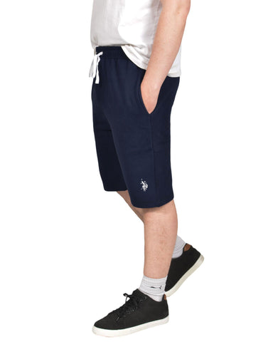 Men's Solid Shorts with Drawstring & Waistband
