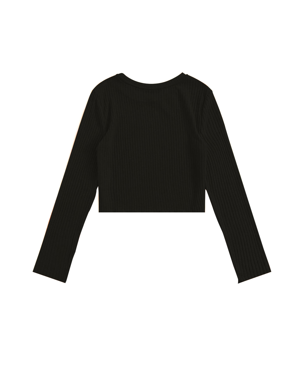 Womens Solid Ribbon Crop Top