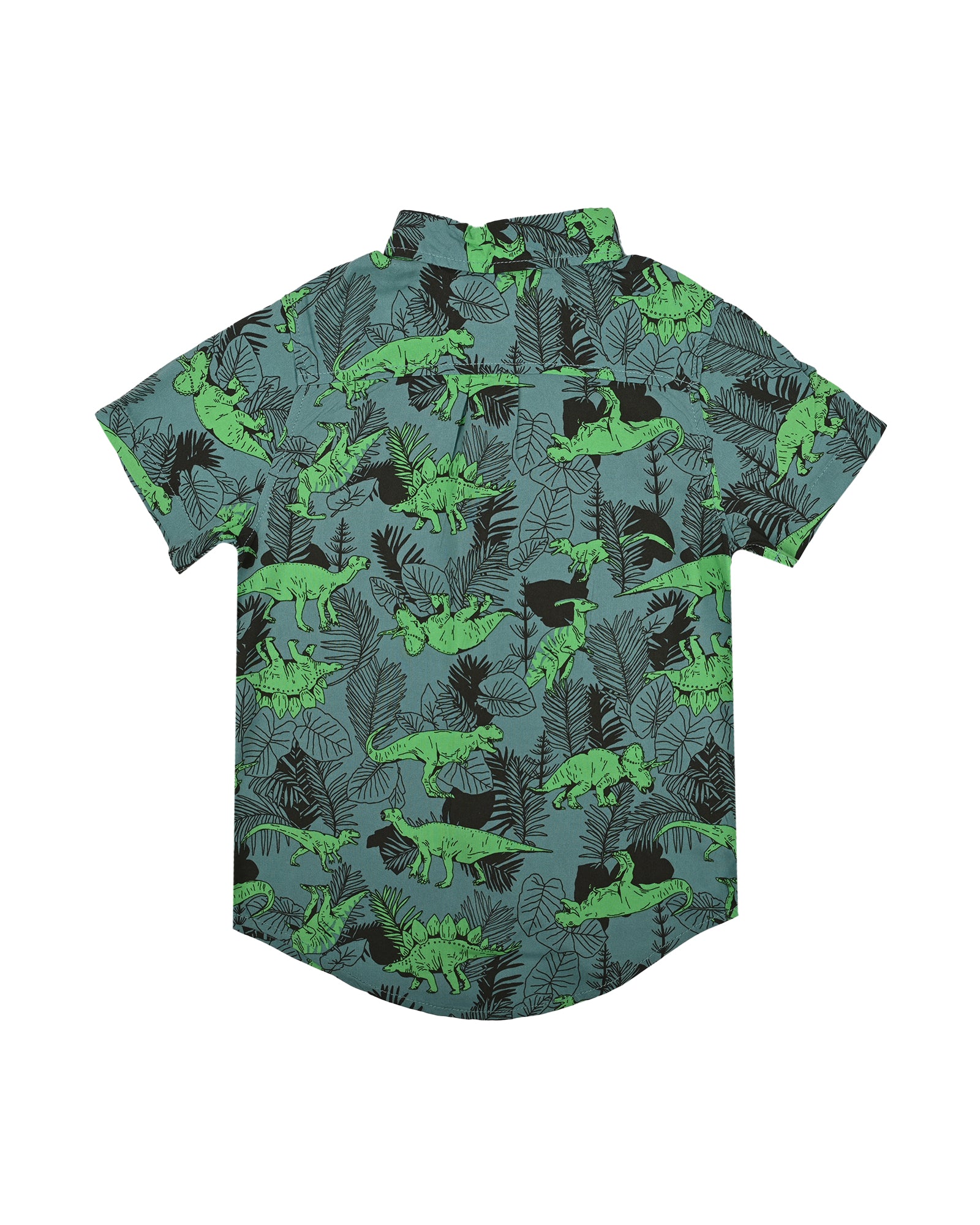Boys Dinosaur Printed Shirt: Roaring Style for Little Adventurers