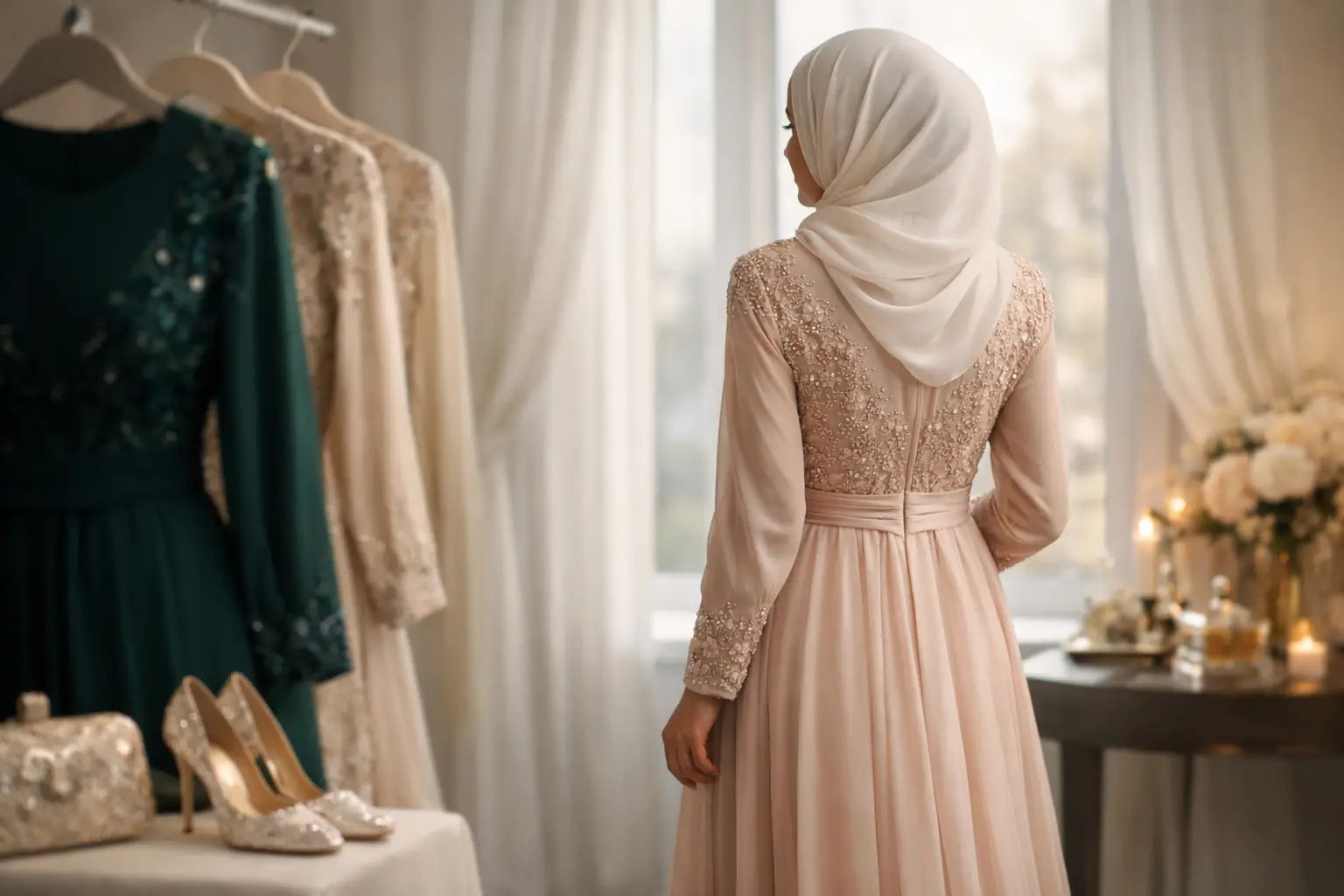 دليل فساتين المناسبات المحتشمة الأنيقة