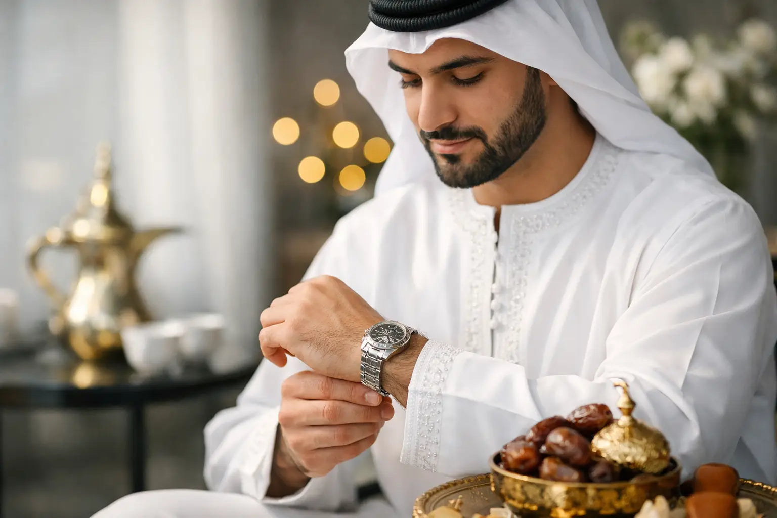 تجربة تنسيق جلابية لعيد الفطر بإطلالة أنيقة