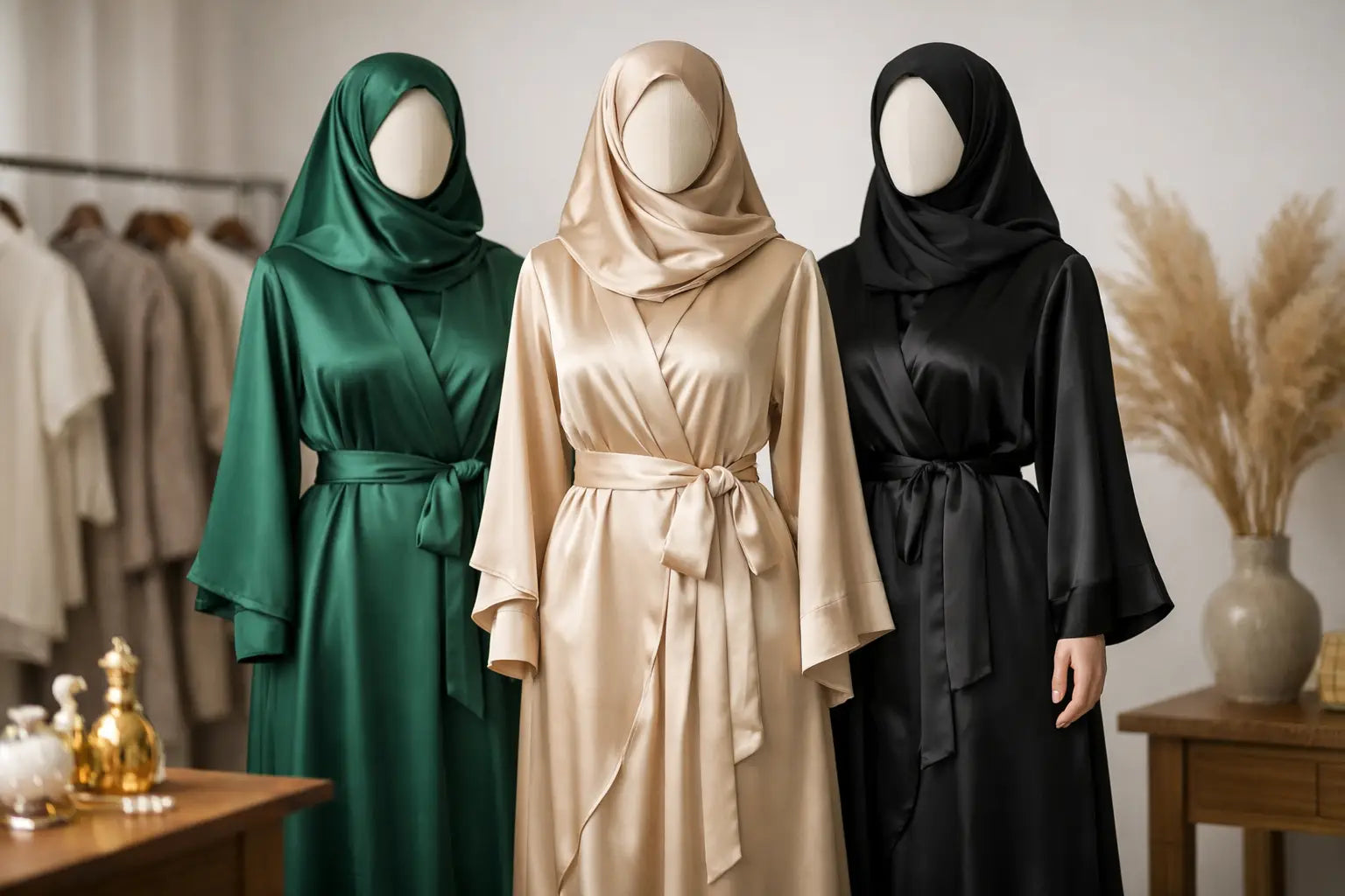 أفضل أطقم نسائية ساتان محتشمة لهذا الموسم