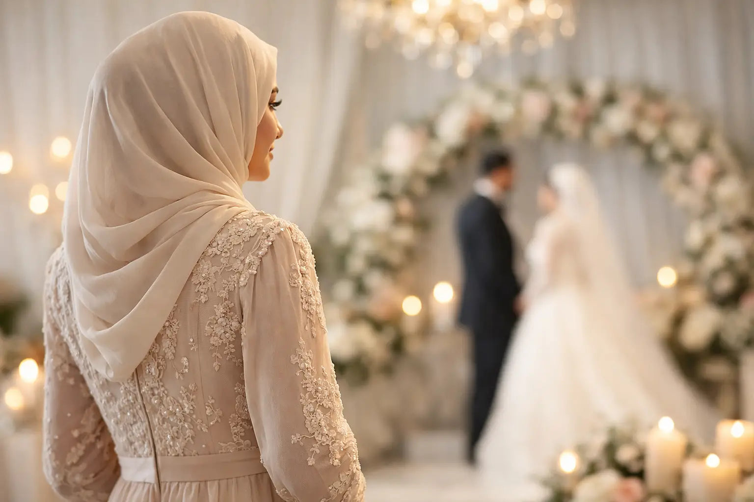 هل الفساتين المحتشمة مناسبة للأعراس؟