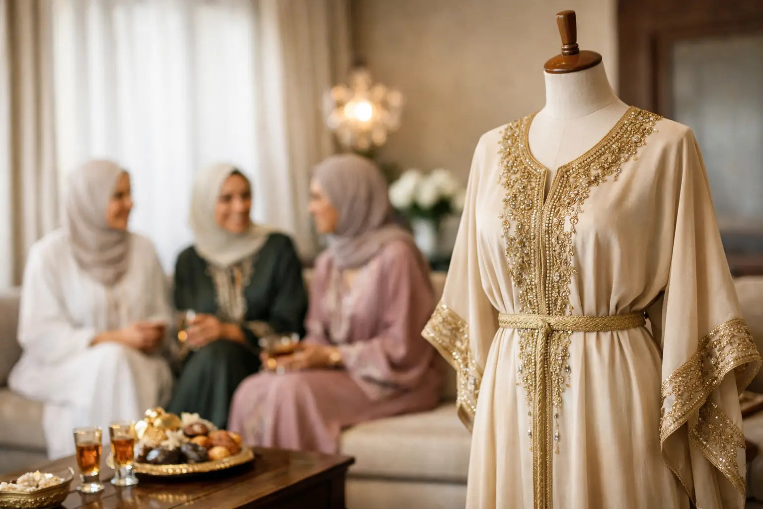 كيفية اختيار جلابية أنيقة للضيوف بذكاء
