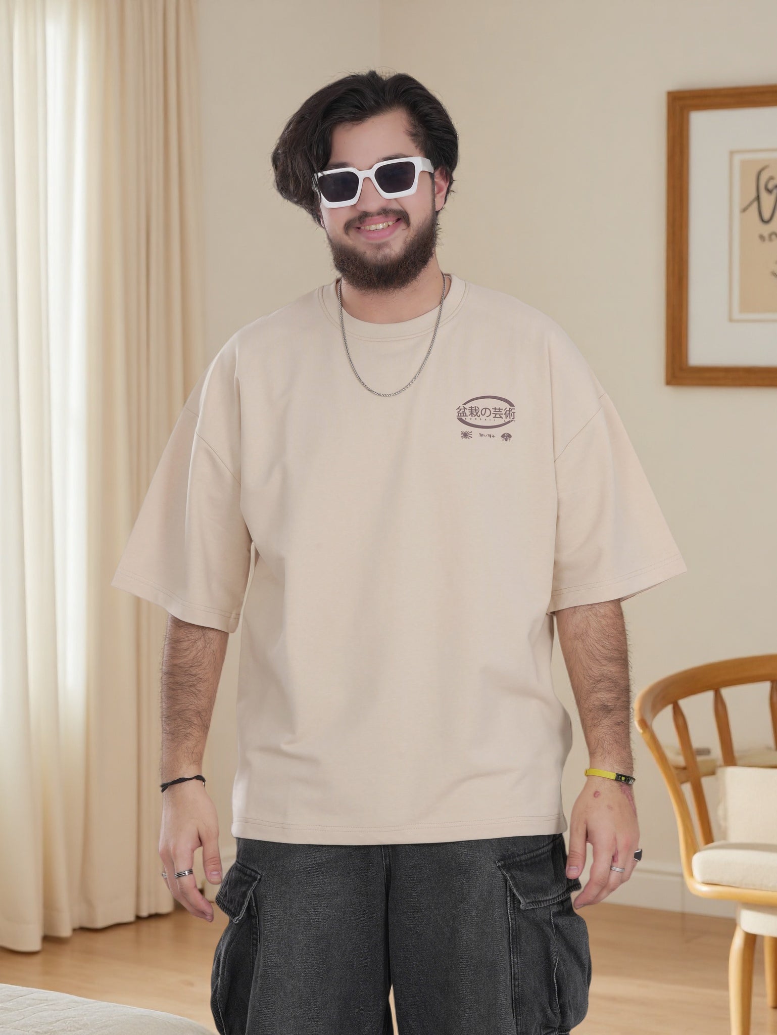 Mens Streetwear Over-sized Shirt
