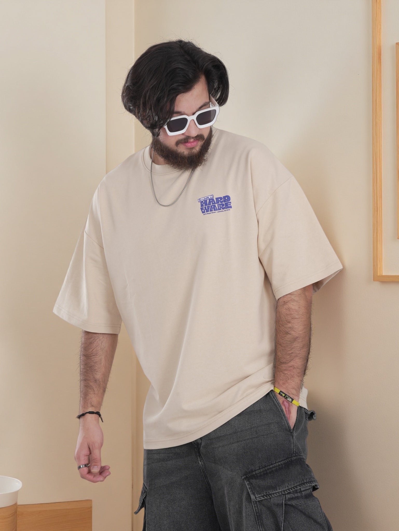 Men's Graphic Print T-Shirt Oversized