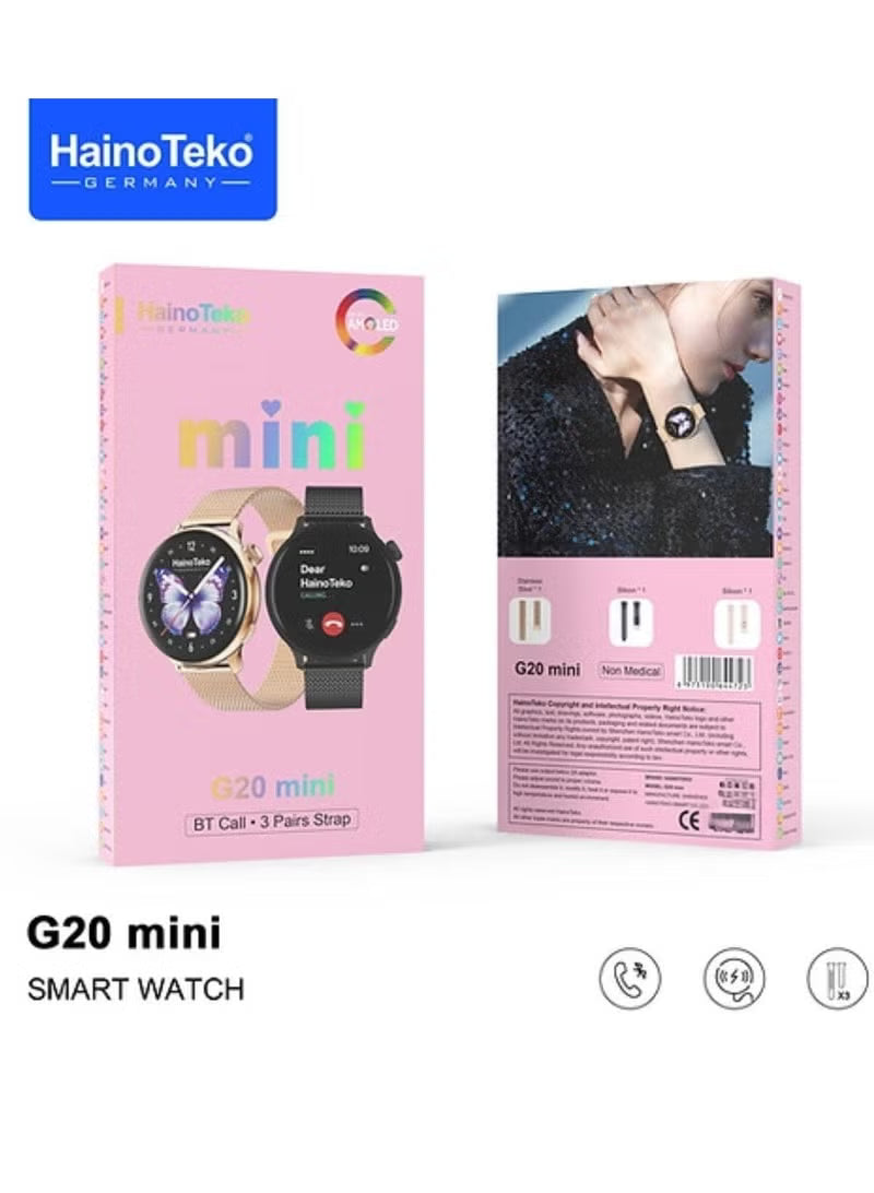 Haino Teko G20 Mini Smartwatch for Women