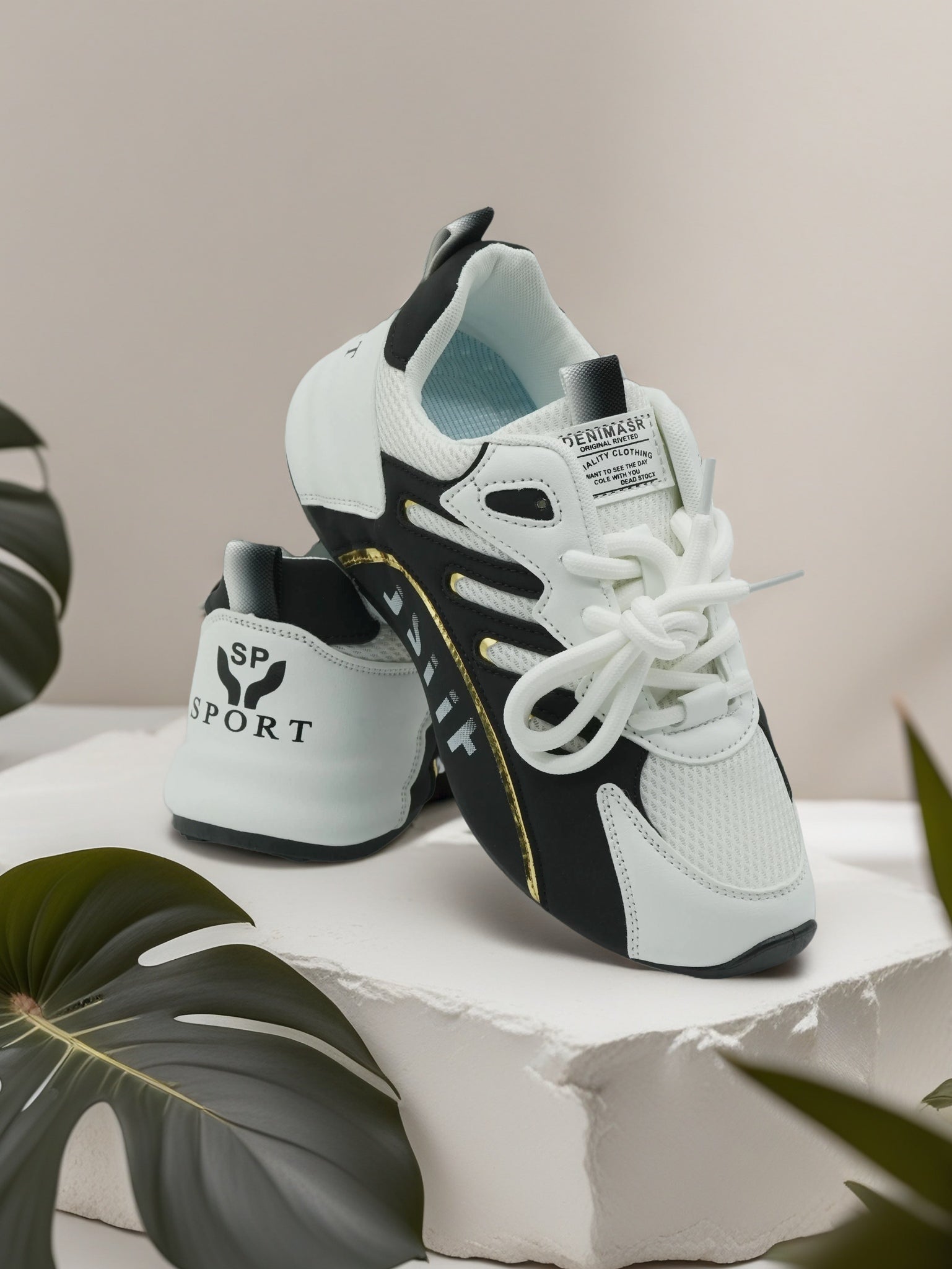 Men Urban Stride Retro Sneakers