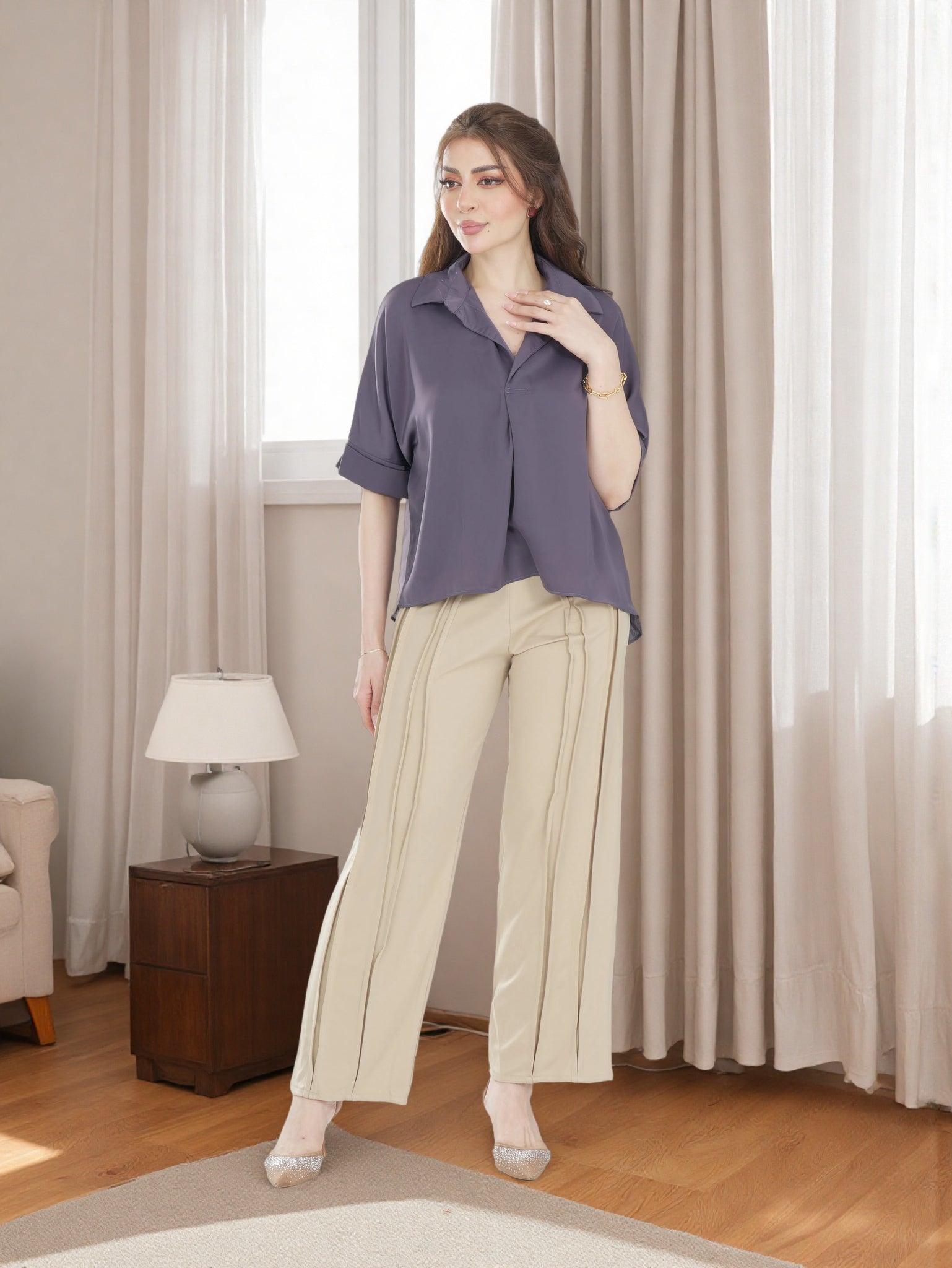 Women Straight leg Trouser Pant