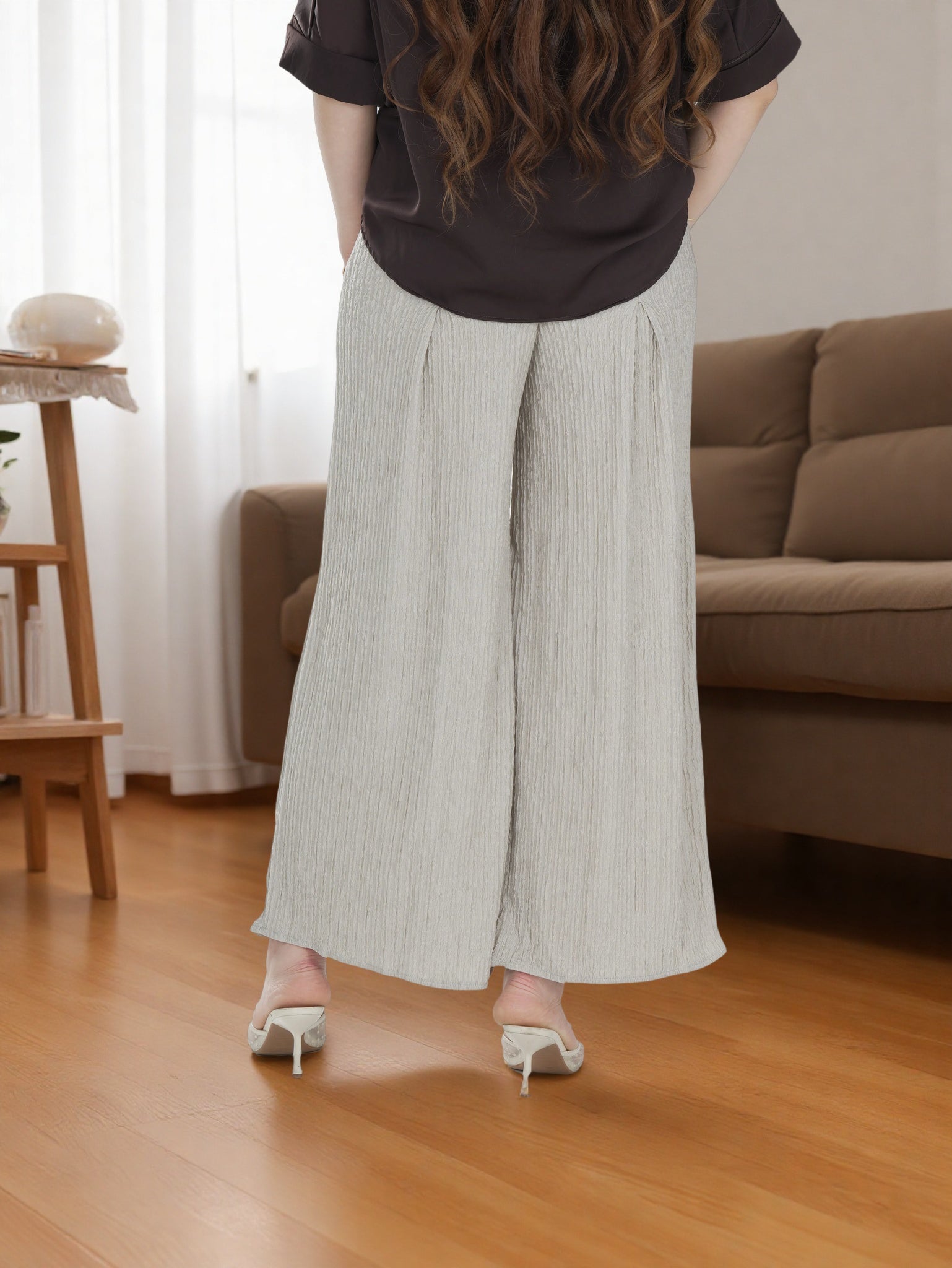Women Wide leg Trouser pant