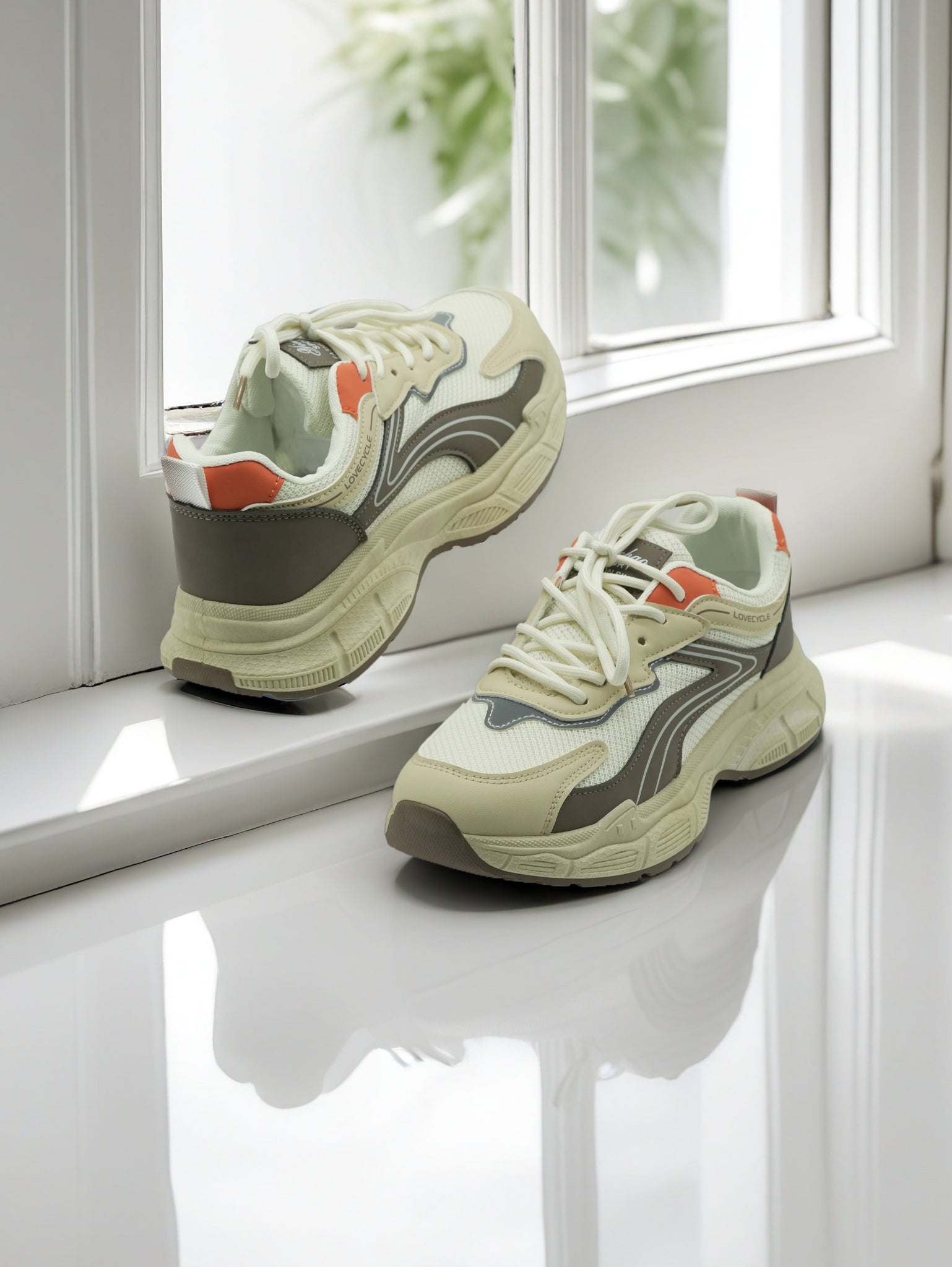 Men's Multi-Color Sports Fashion Shoes with Lace