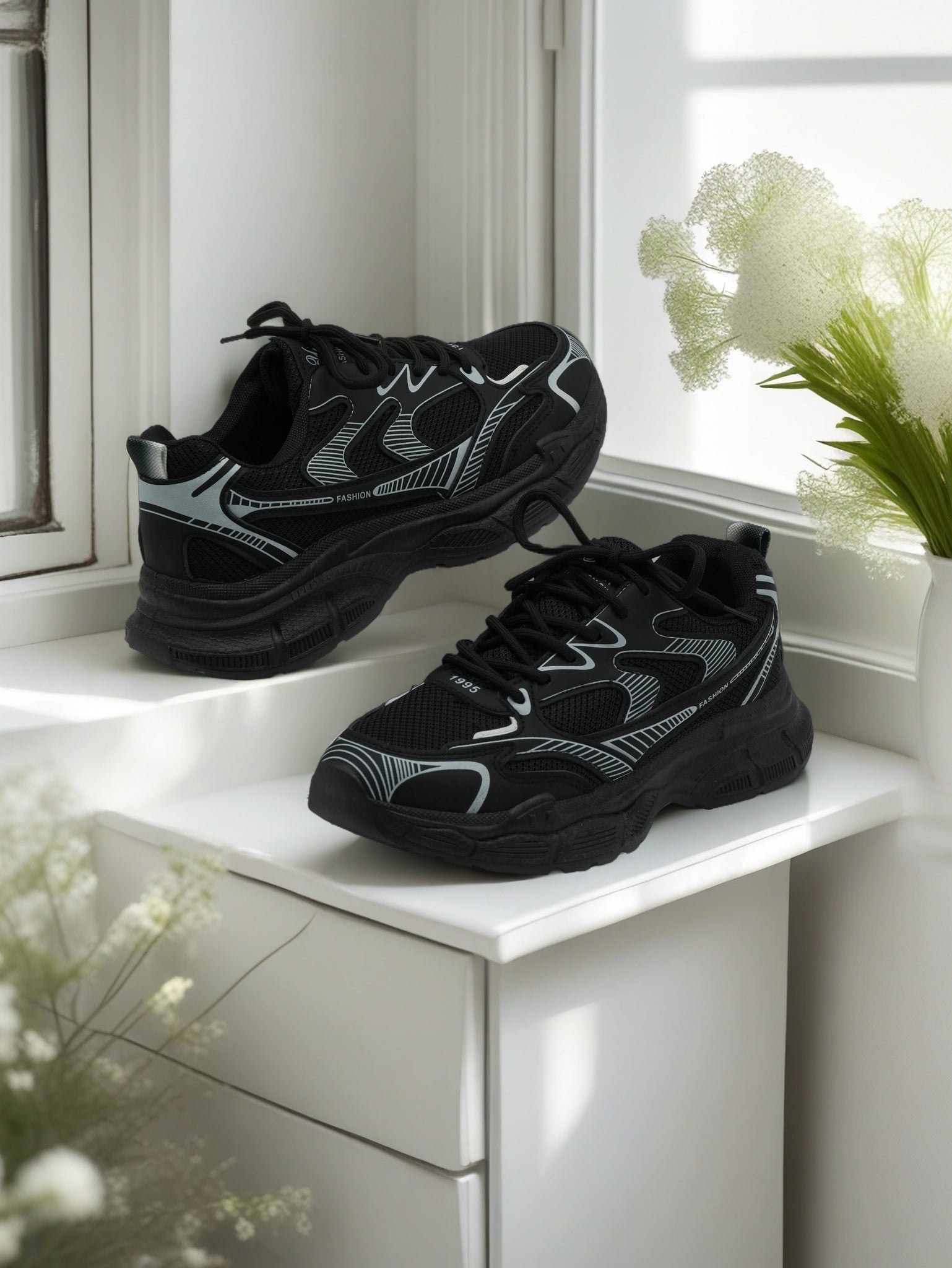 Men’s Chunky Sneakers – Comfortable Casual Sports Shoes for Daily Wear | Finelook KSA
