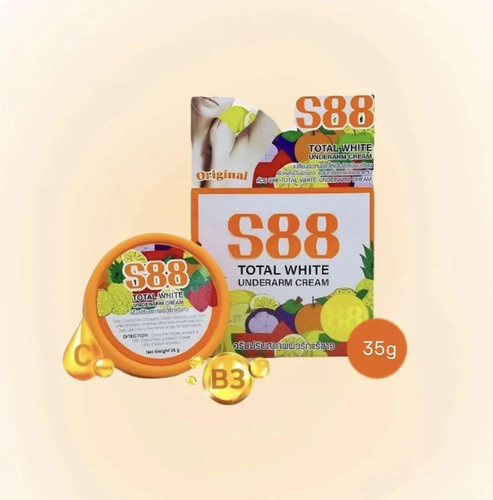 S88 Total White Underarm Lightening Cream, 35g.
