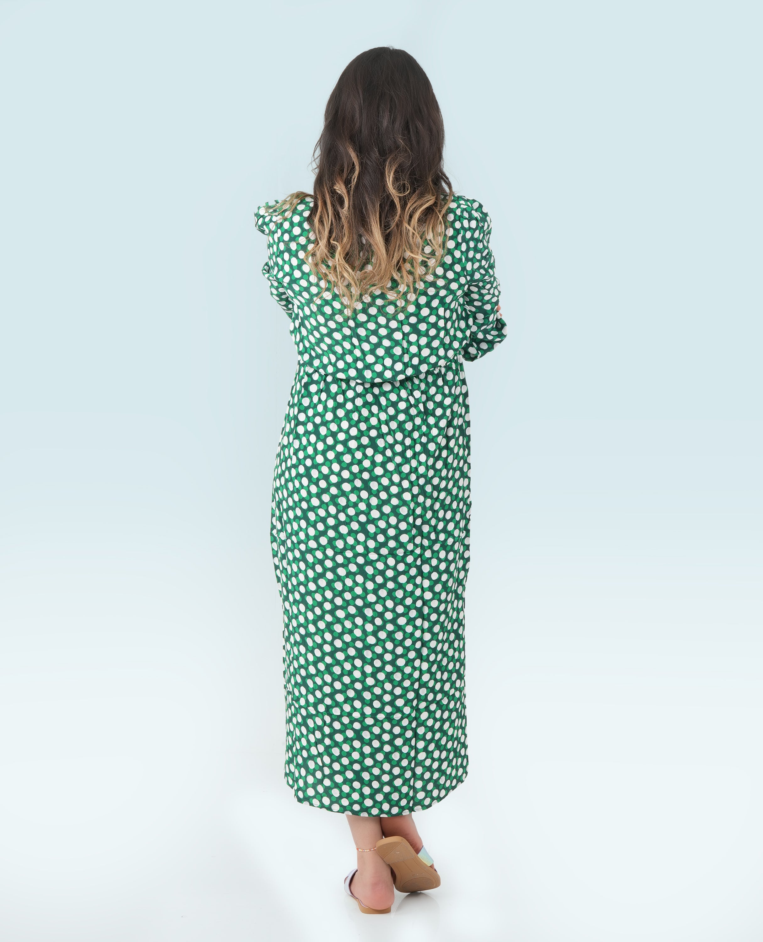 Women Polka Dot  Dress - Finelook