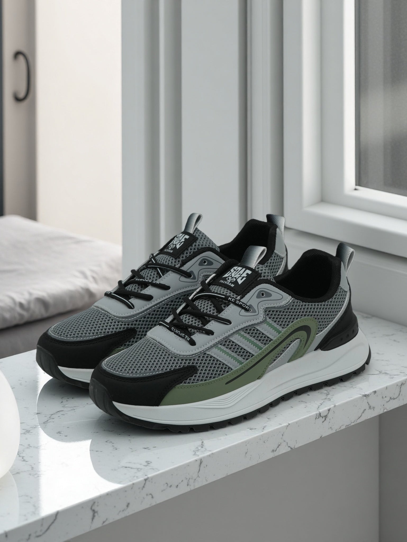 أحذية رياضية رجالية للجري - أحذية رياضية شبكية قابلة للتهوية | فاينلوك