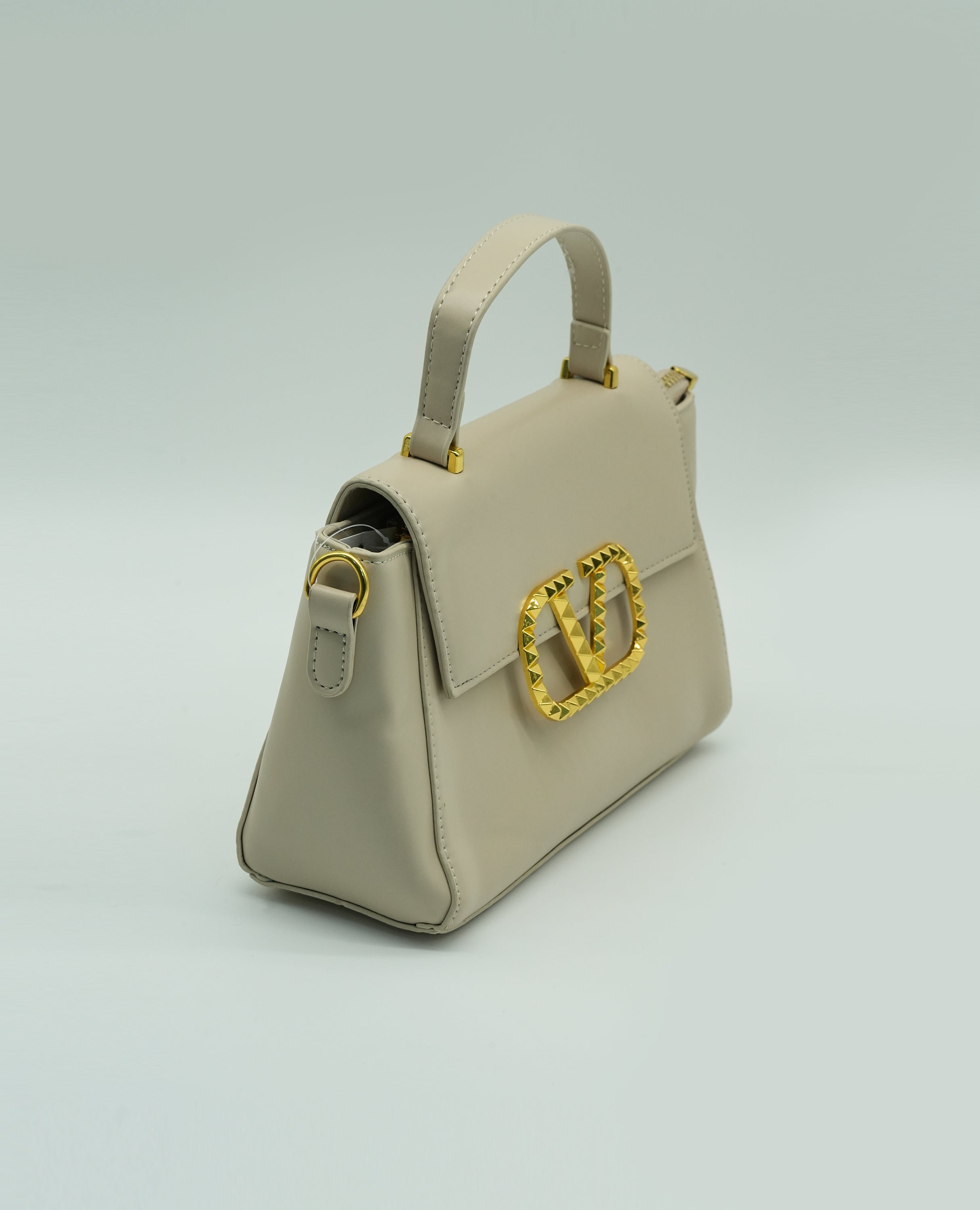 V Logo Top Handle Bag for Women - Finelook