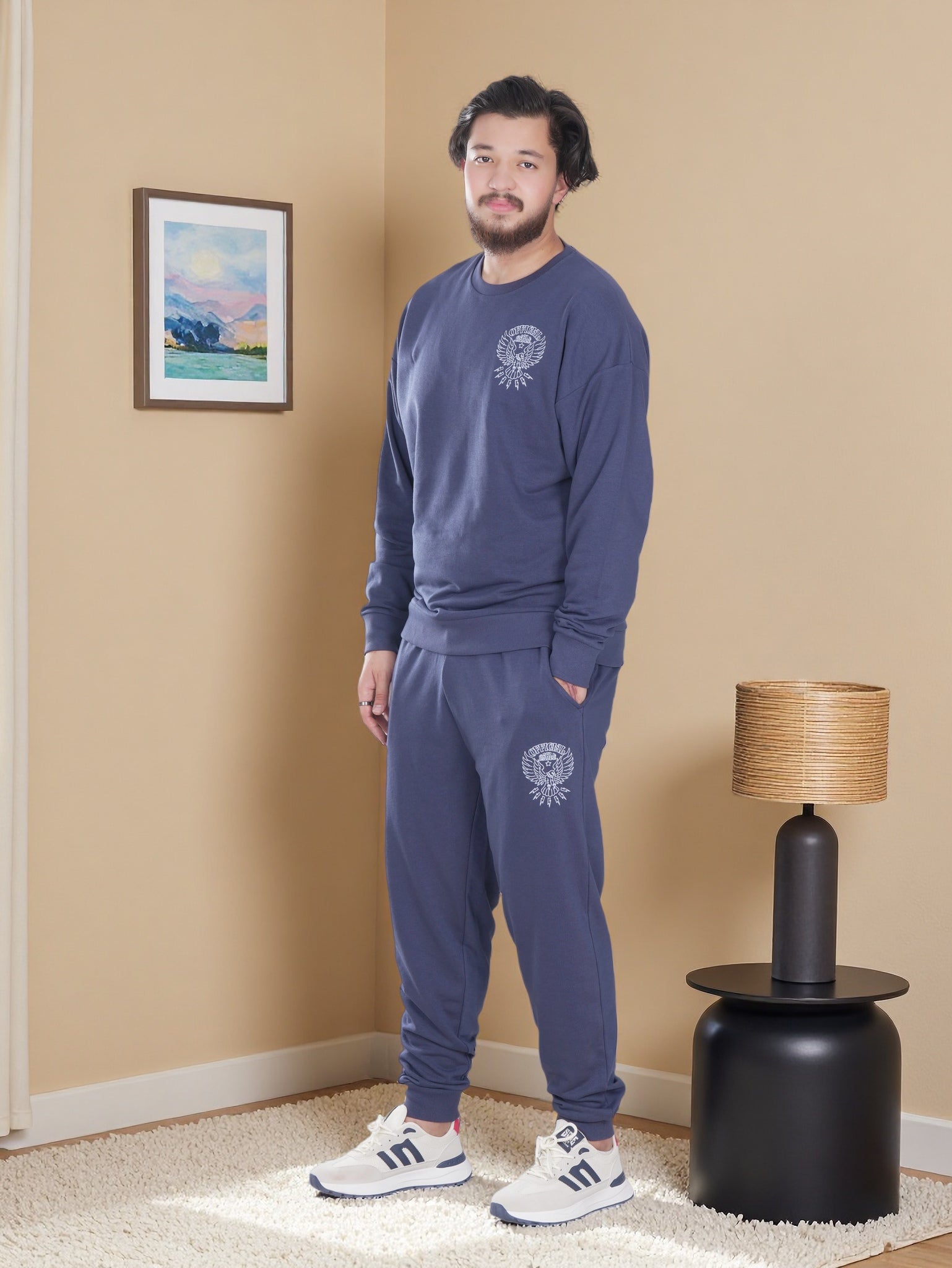 Mens Sweatshirt and Jogger 2 Piece Set