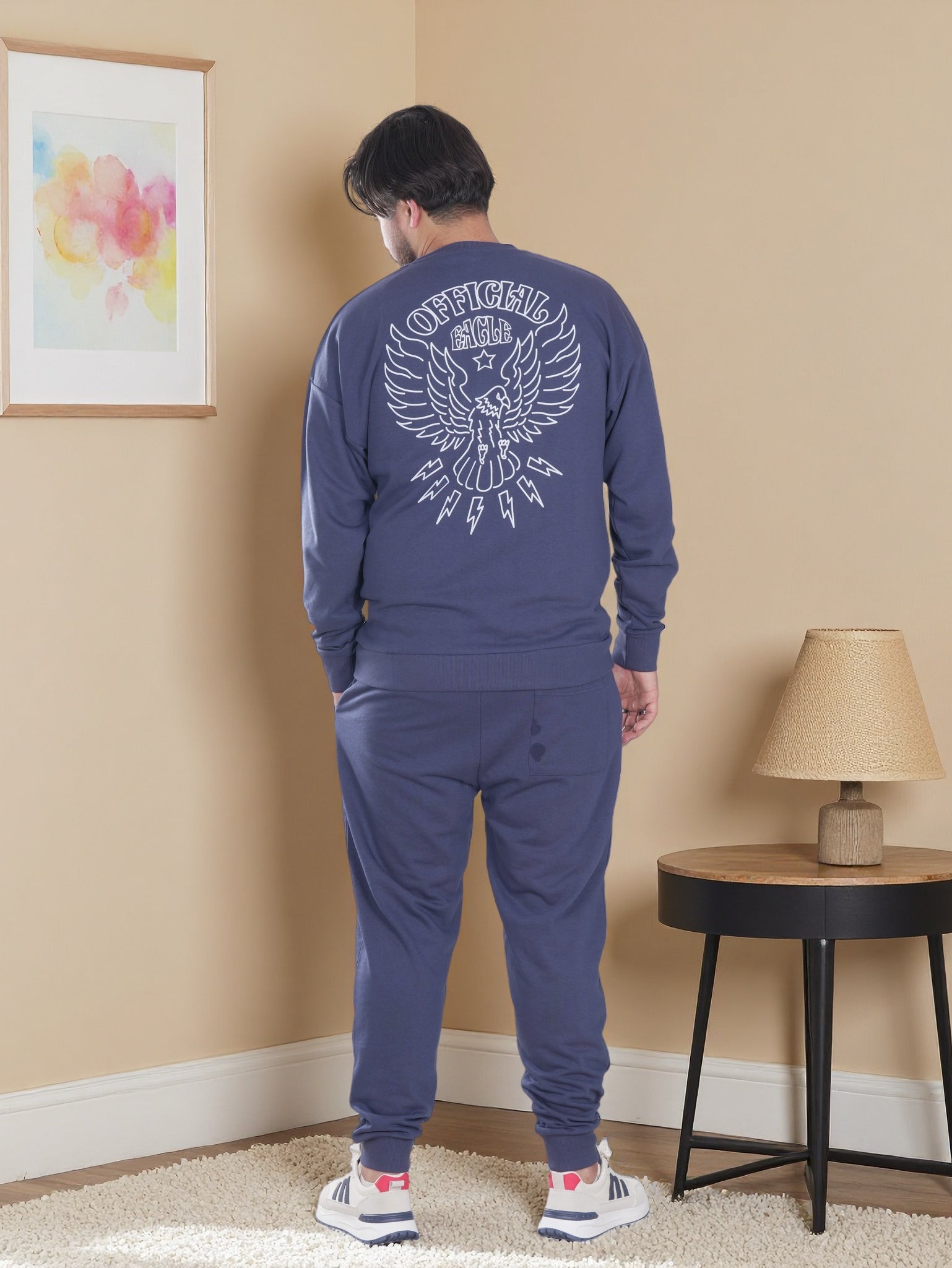 Mens Sweatshirt and Jogger 2 Piece Set