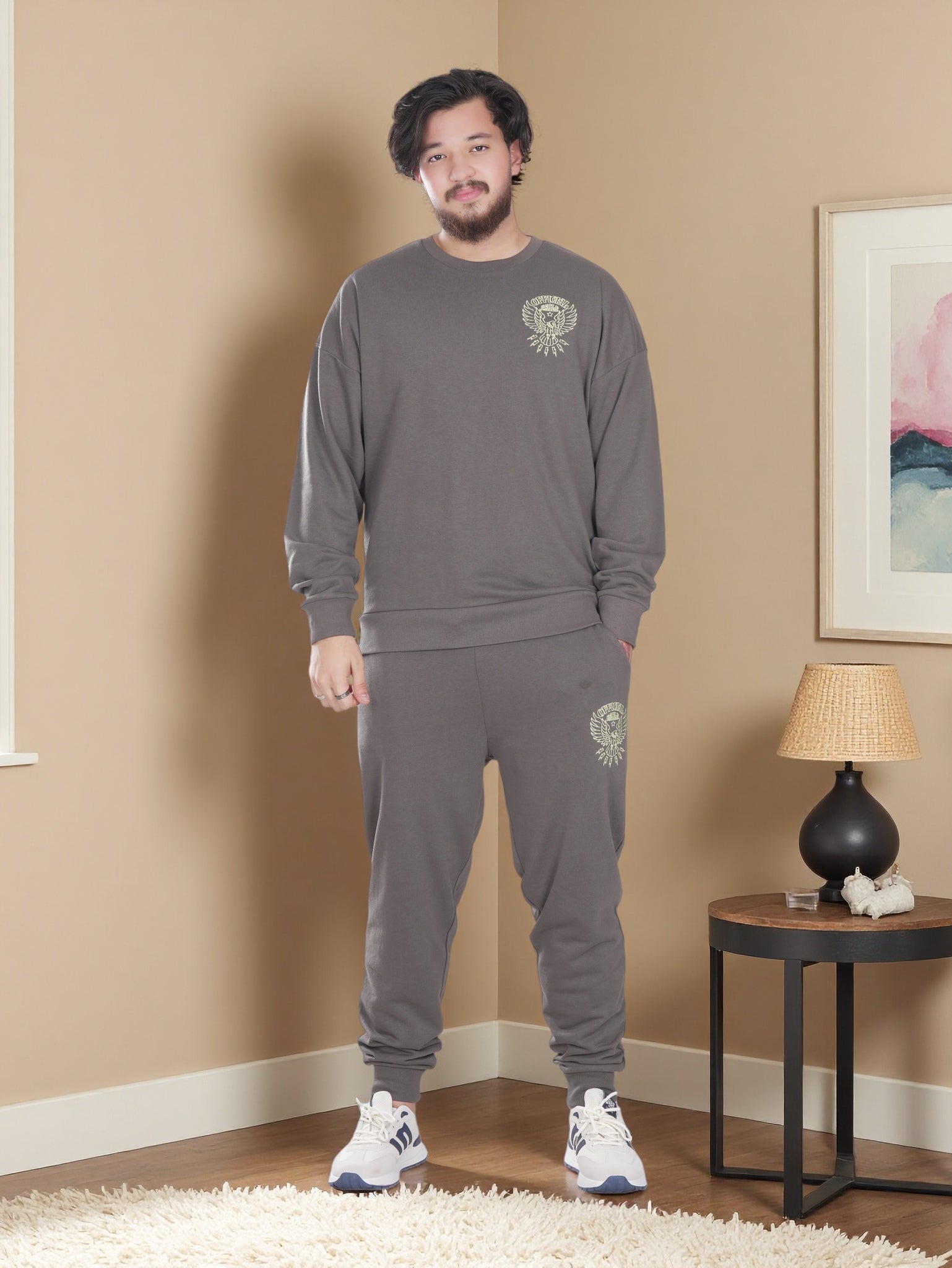 Mens Sweatshirt and Jogger 2 Piece Set