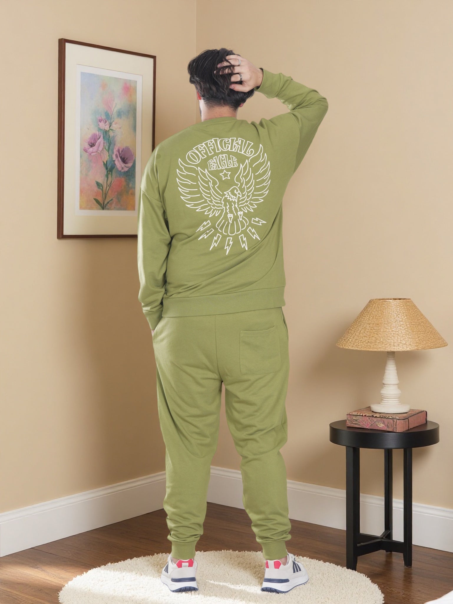 Mens Sweatshirt and Jogger 2 Piece Set