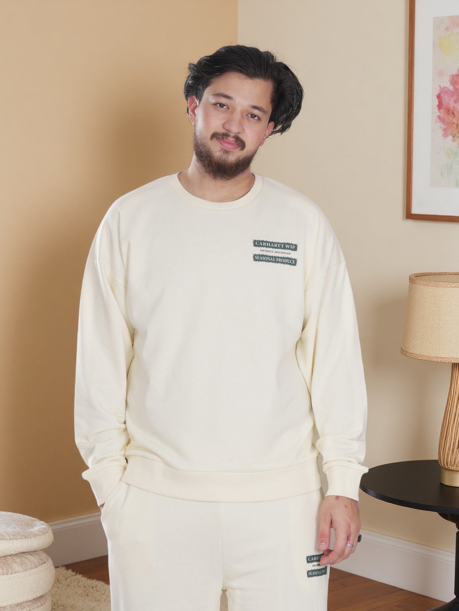 Men’s Classic Daily Wear Tracksuit – Sweatshirt & Joggers Matching Set