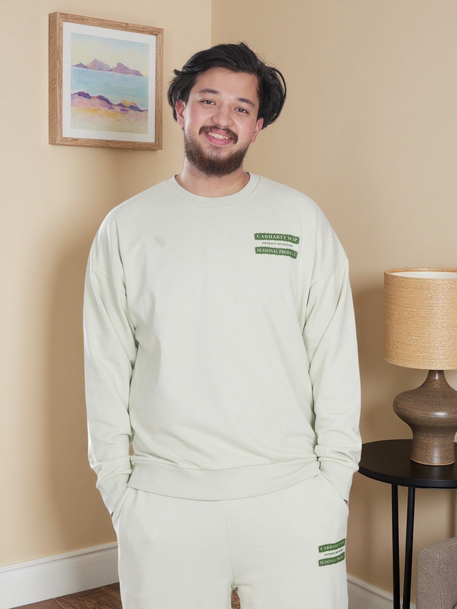 Men’s Classic Daily Wear Tracksuit – Sweatshirt & Joggers Matching Set