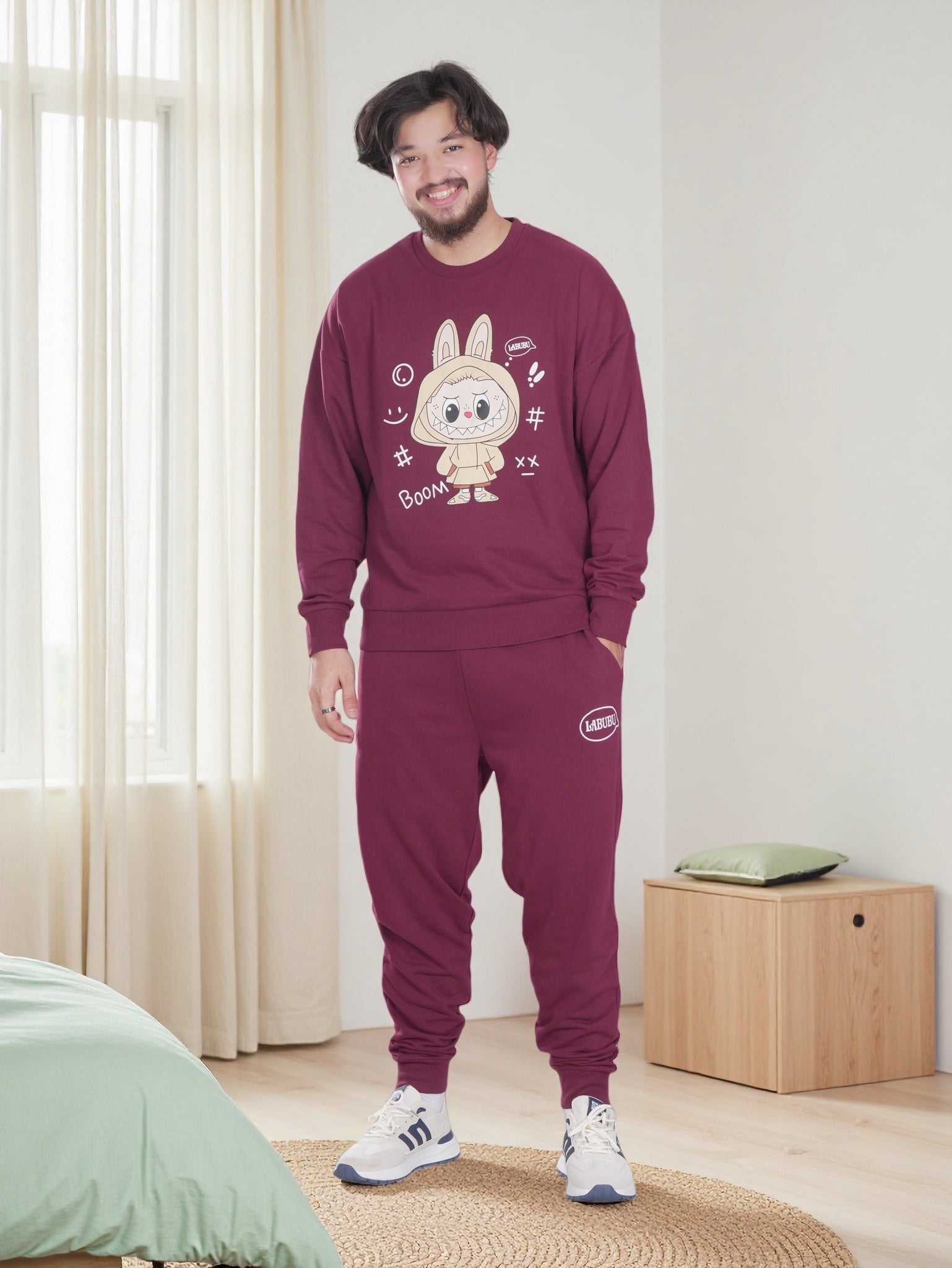 Labubu Cozy Sweatshirt & Jogger Lounge Set