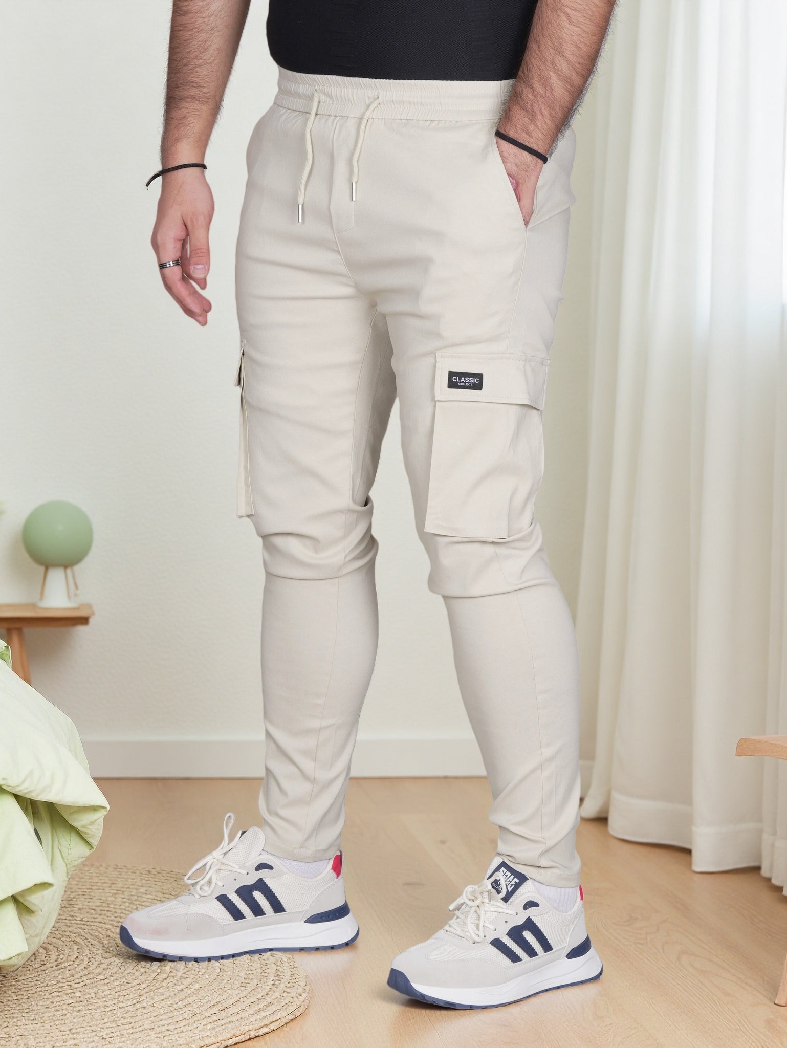 Men's Slim Fit Stretch Utility Cargo Pants