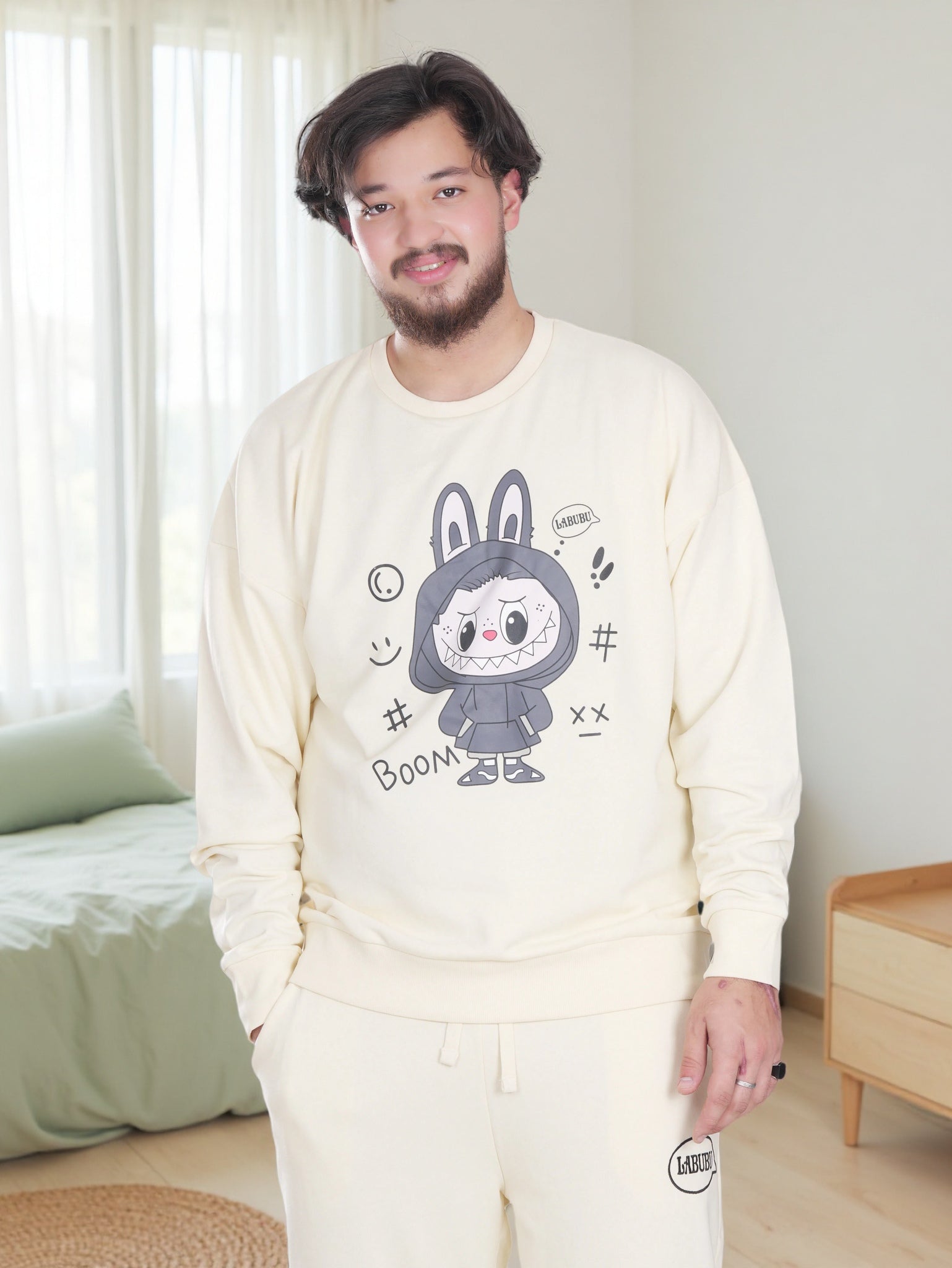 Labubu Cozy Sweatshirt & Jogger Lounge Set