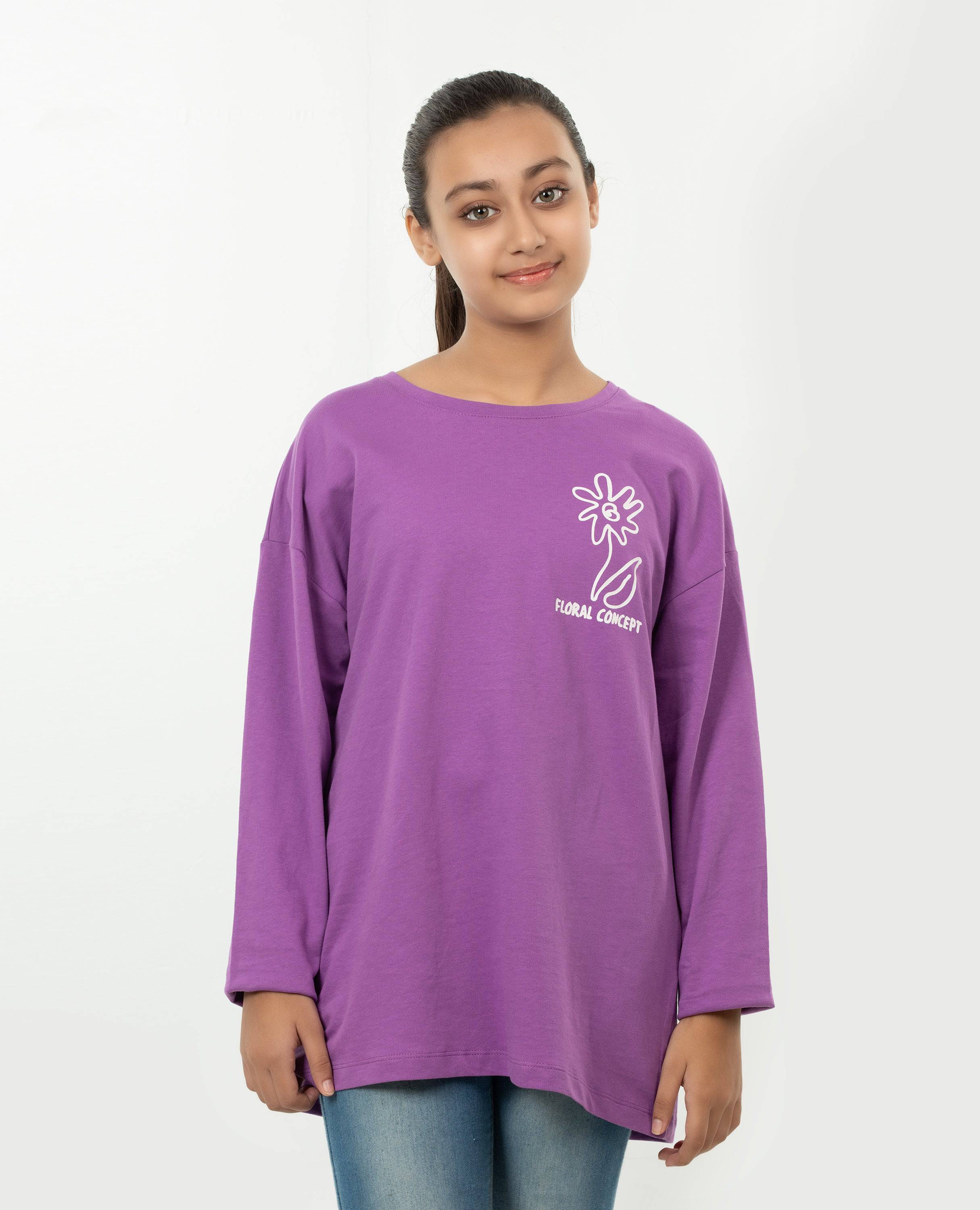 Girl’s Long Sleeve T-shirt - Finelook - FineLook