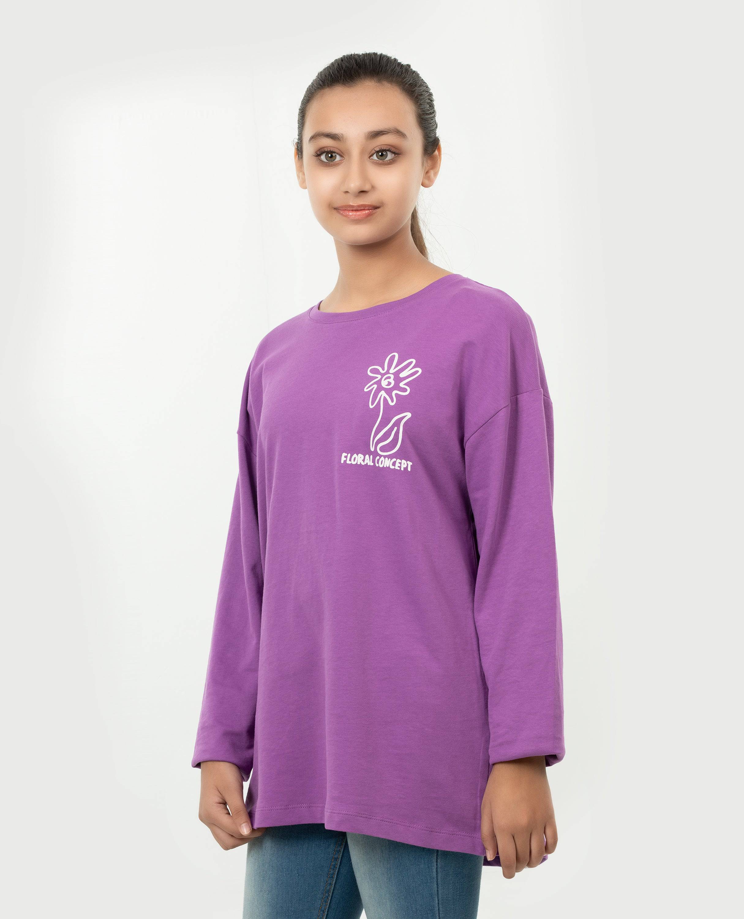 Girl’s Long Sleeve T-shirt - Finelook - FineLook