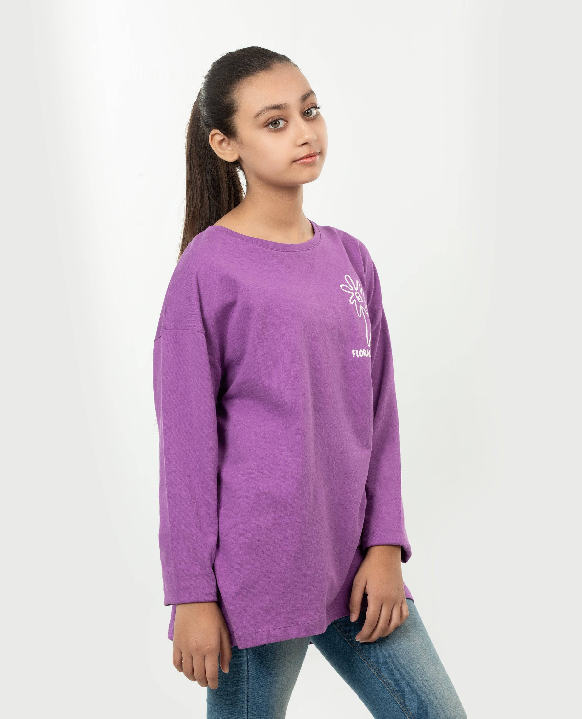 Girl’s Long Sleeve T-shirt - Finelook - FineLook