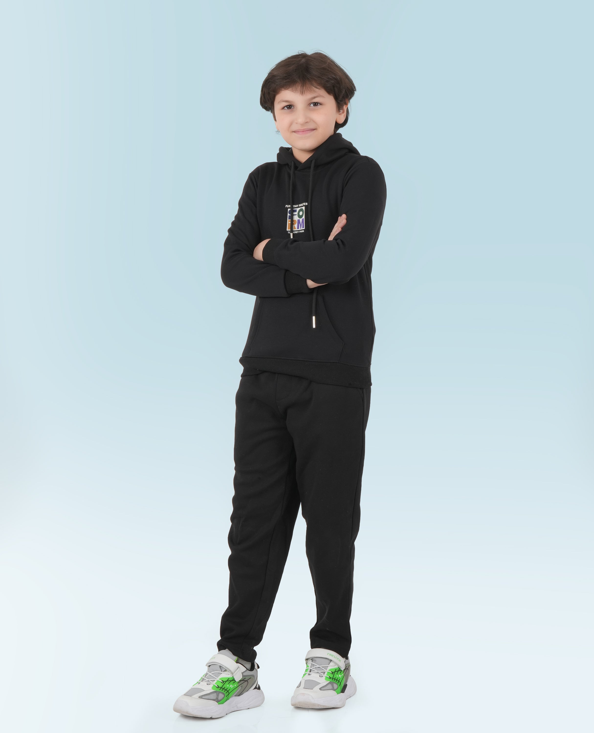 Boys's Stylish SweatShirt & SweatPant Set