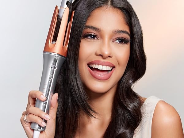 SHEGLAM It-Curl Rotating Curling Iron with 3 Temperatures, 2-way rotation