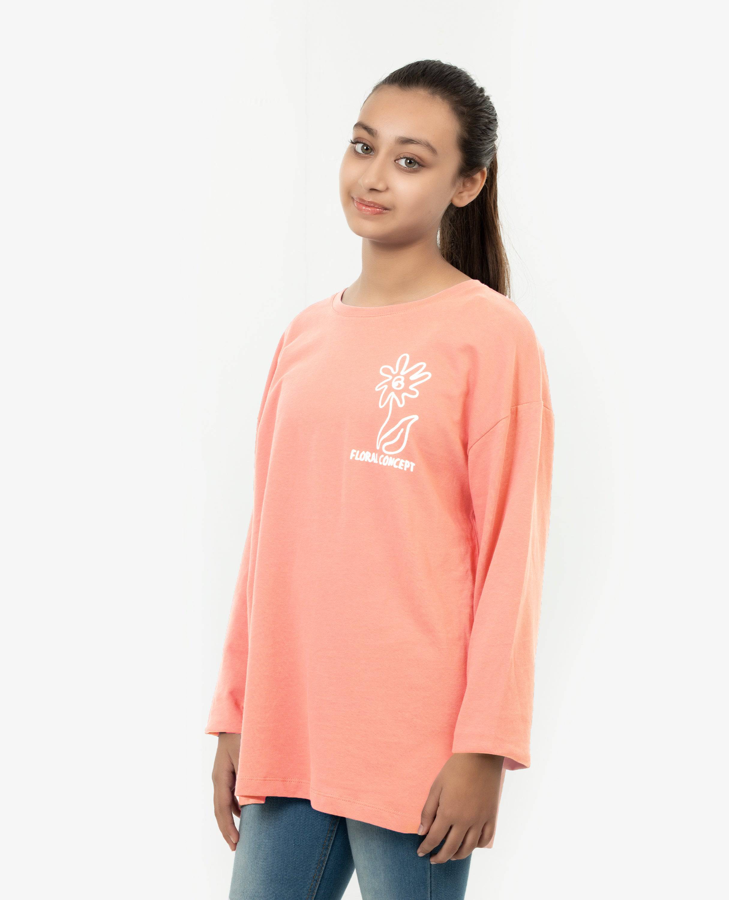 Girl’s Long Sleeve T-shirt - Finelook - FineLook