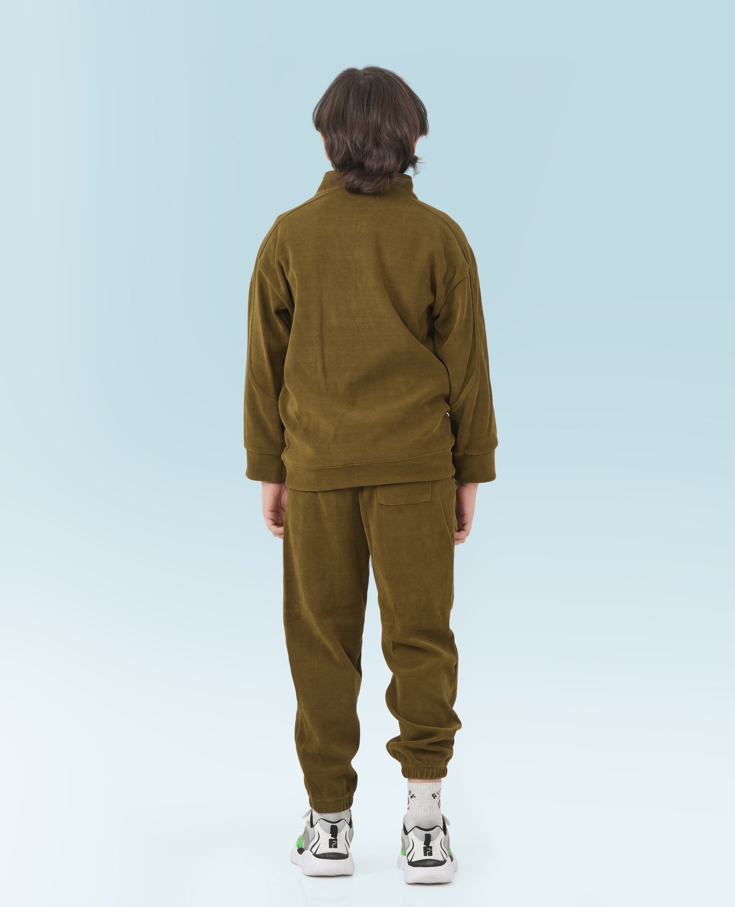 GOLD MOUR Boy's Sweatshirt Set with Sweatpants