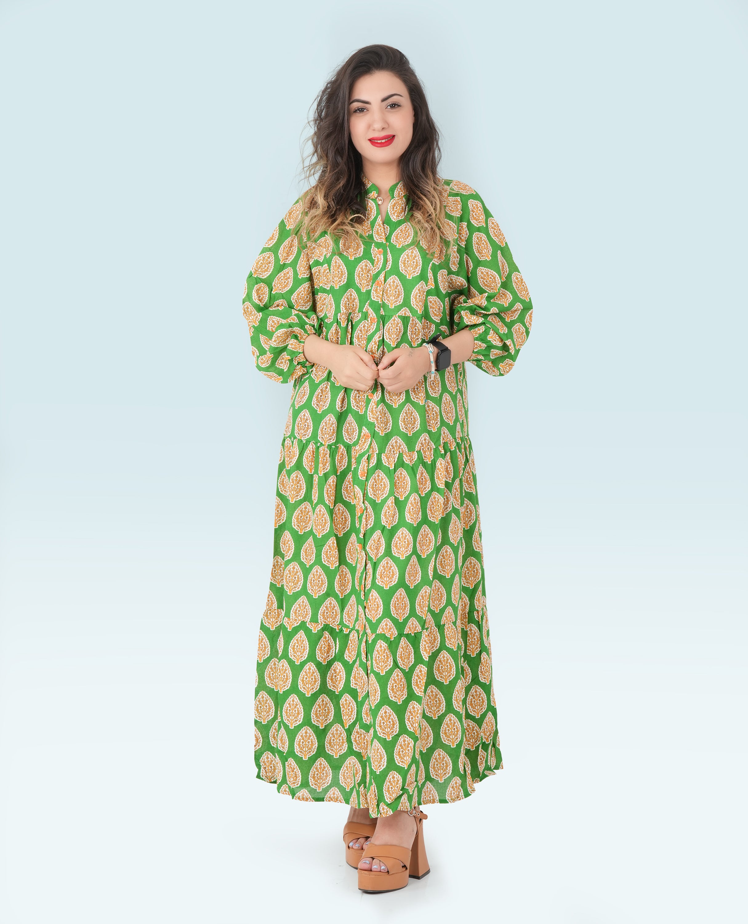 Tree Print Dress for Women -Finelook