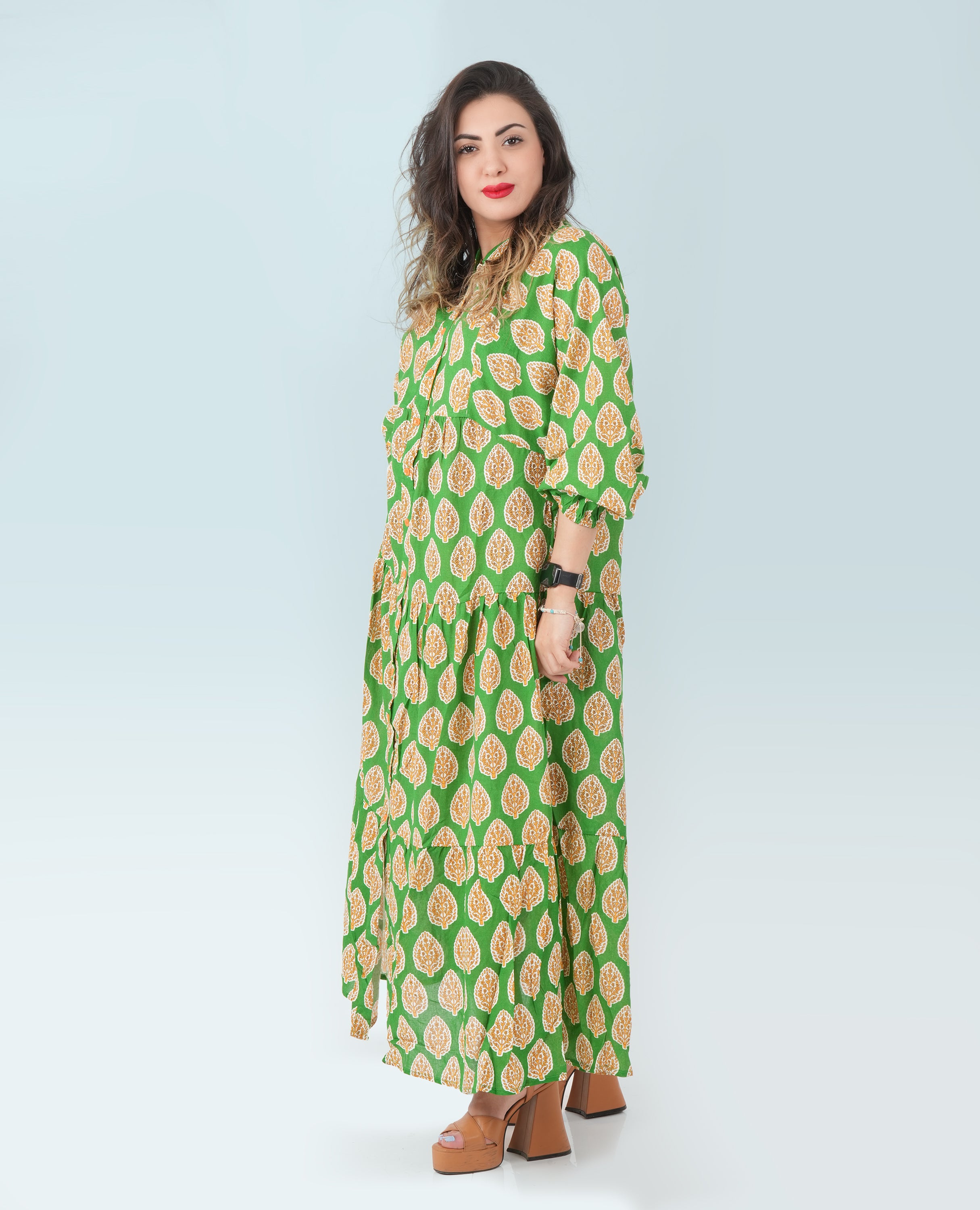 Tree Print Dress for Women -Finelook