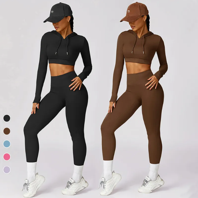 Breathable Tank Top with tight leggings for workout - 2-Piece Set.