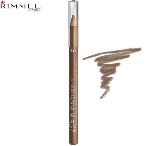 Rimmel London Brow This Way Fibre Brown Pencil.