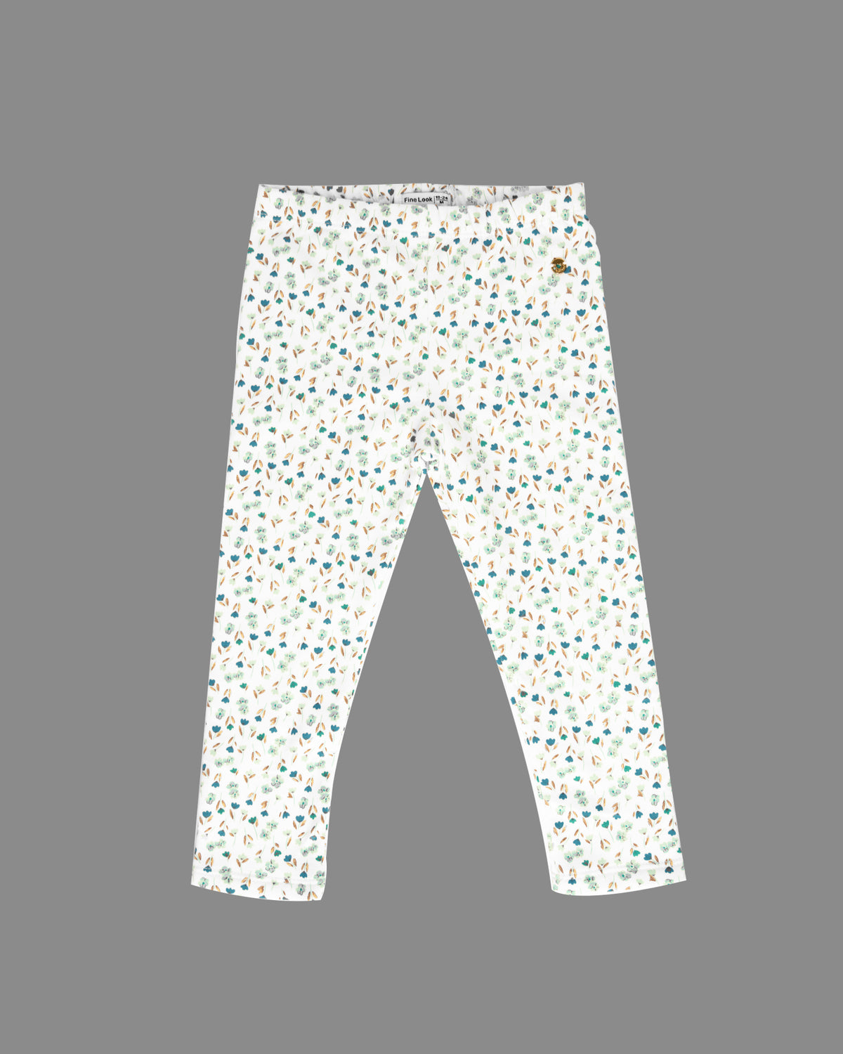 Finelook Girls Floral Leggings