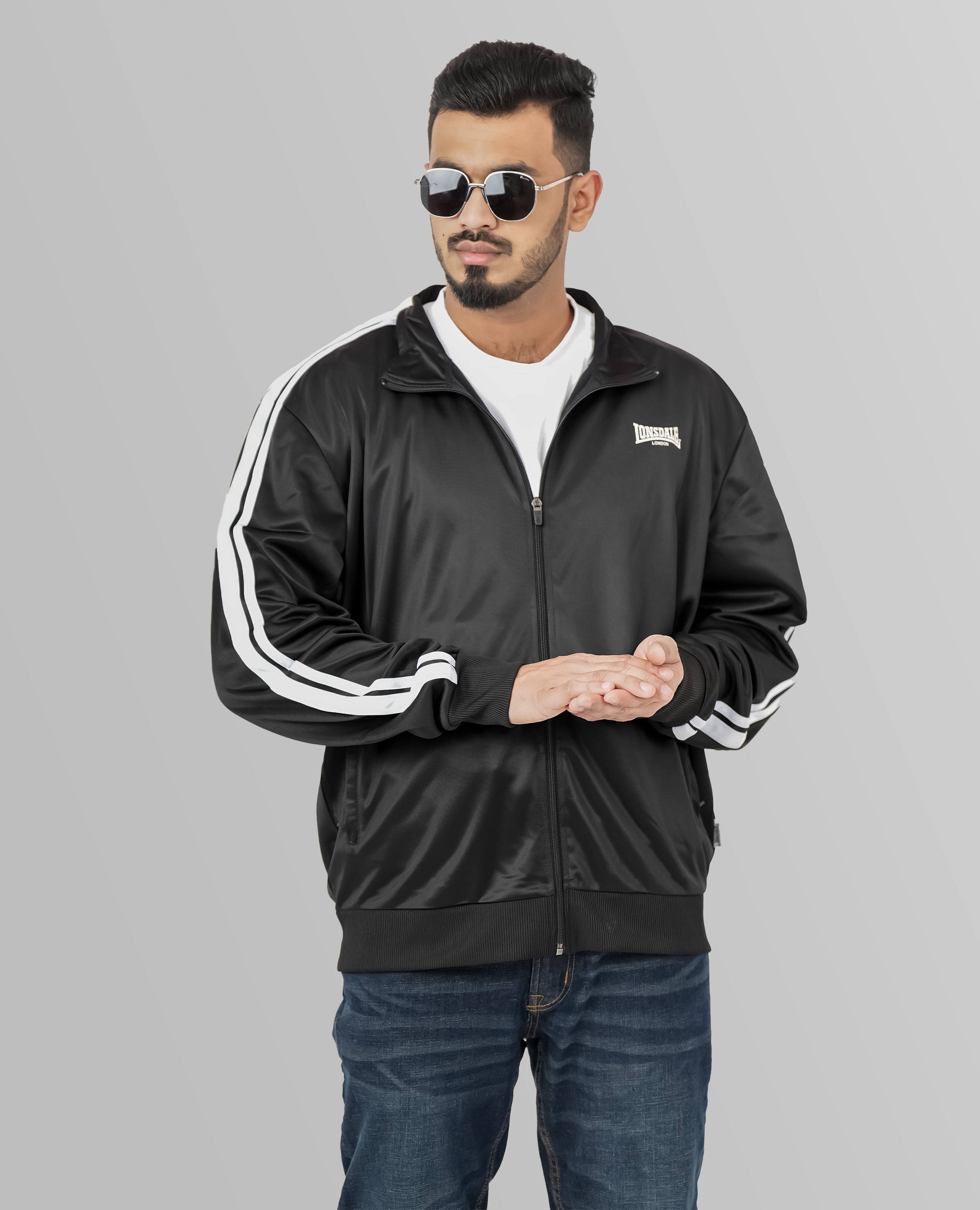 Mens Mock Neck Jacket - FineLook