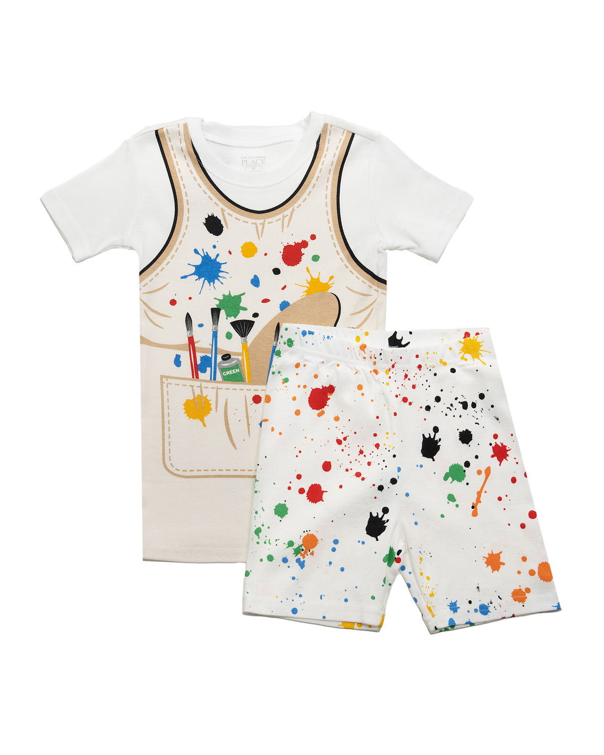 Kids Artist Shirt and shorts set